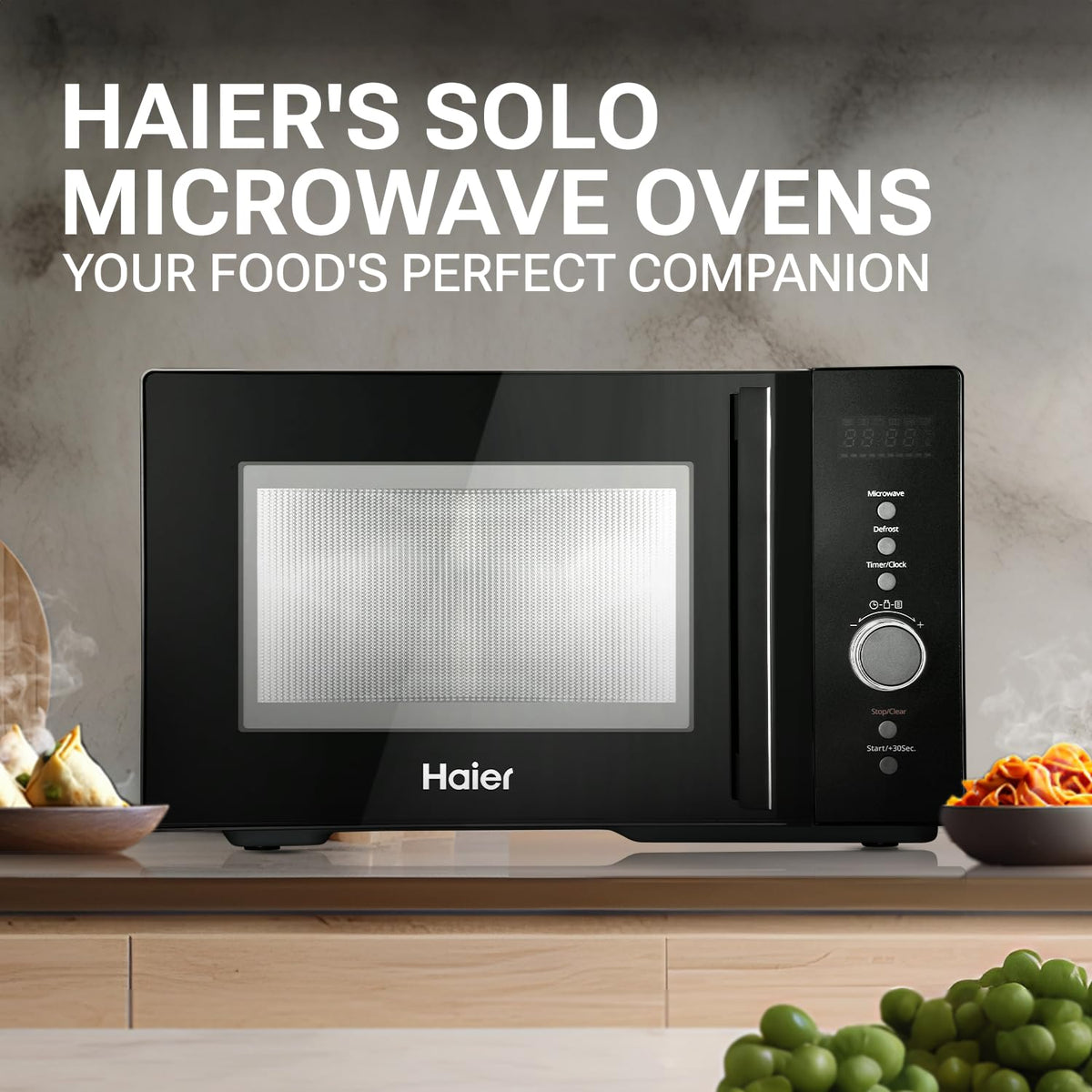 Haier 23L Solo Microwave Oven