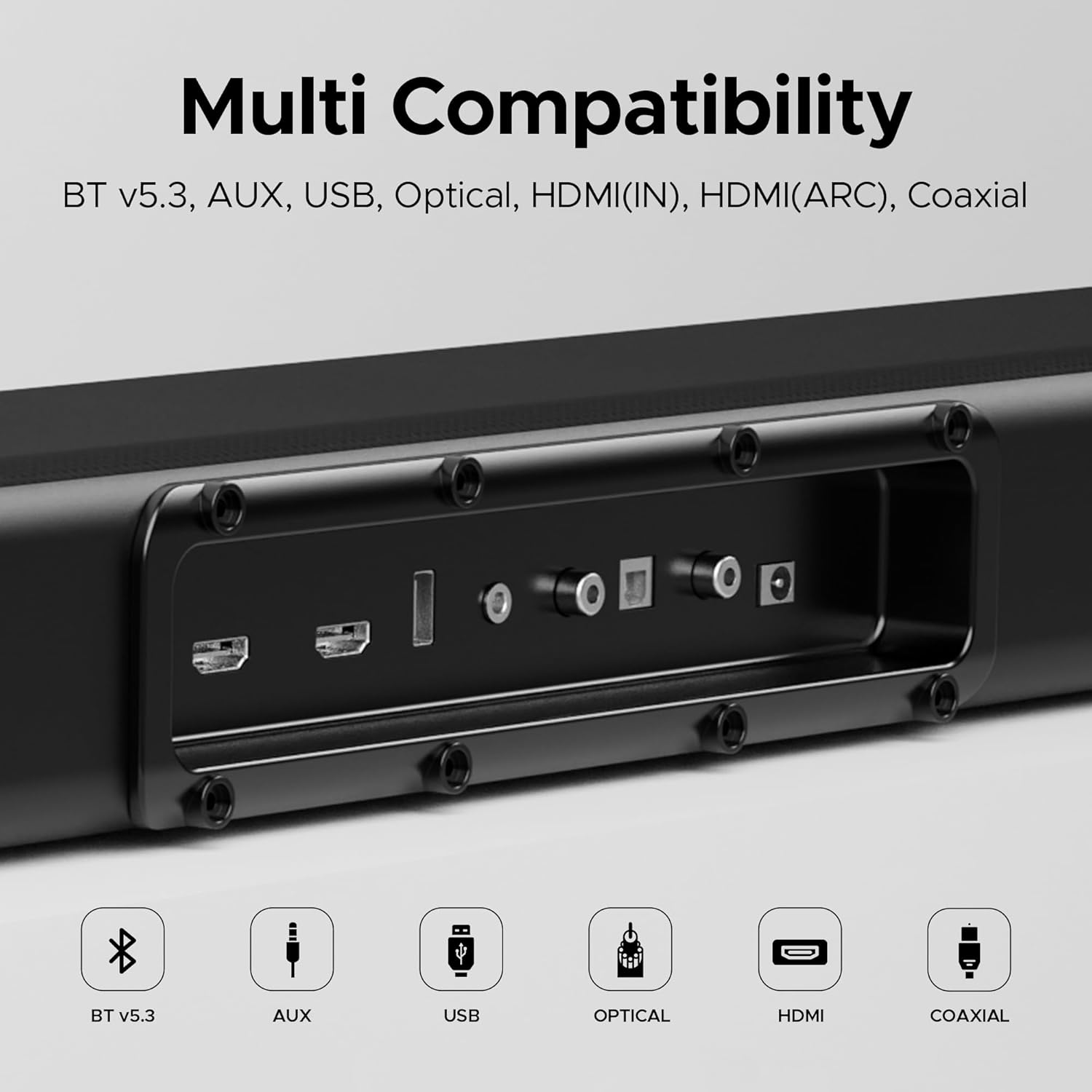boAt Aavante Bar 4100DA, Dolby Atmos 3D Cinematic Sound,300W Signature Sound,3.1.2 CH,Multi-Connectivity & EQ Modes, Remote Control, Bluetooth Sound Bar, Home Theatre Soundbar Speaker (Premium Black)