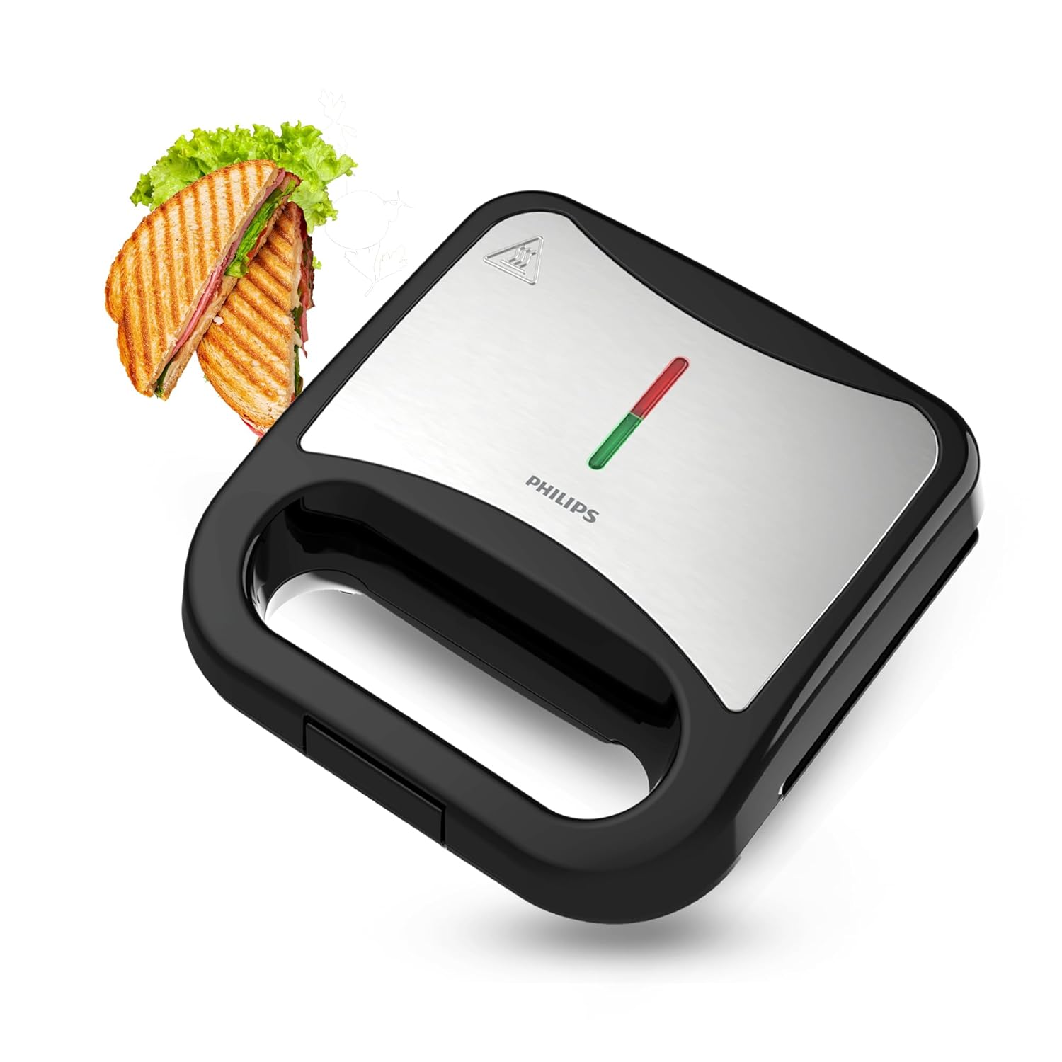Philips HD3010/80 Sandwich Maker 800W XL Grill
