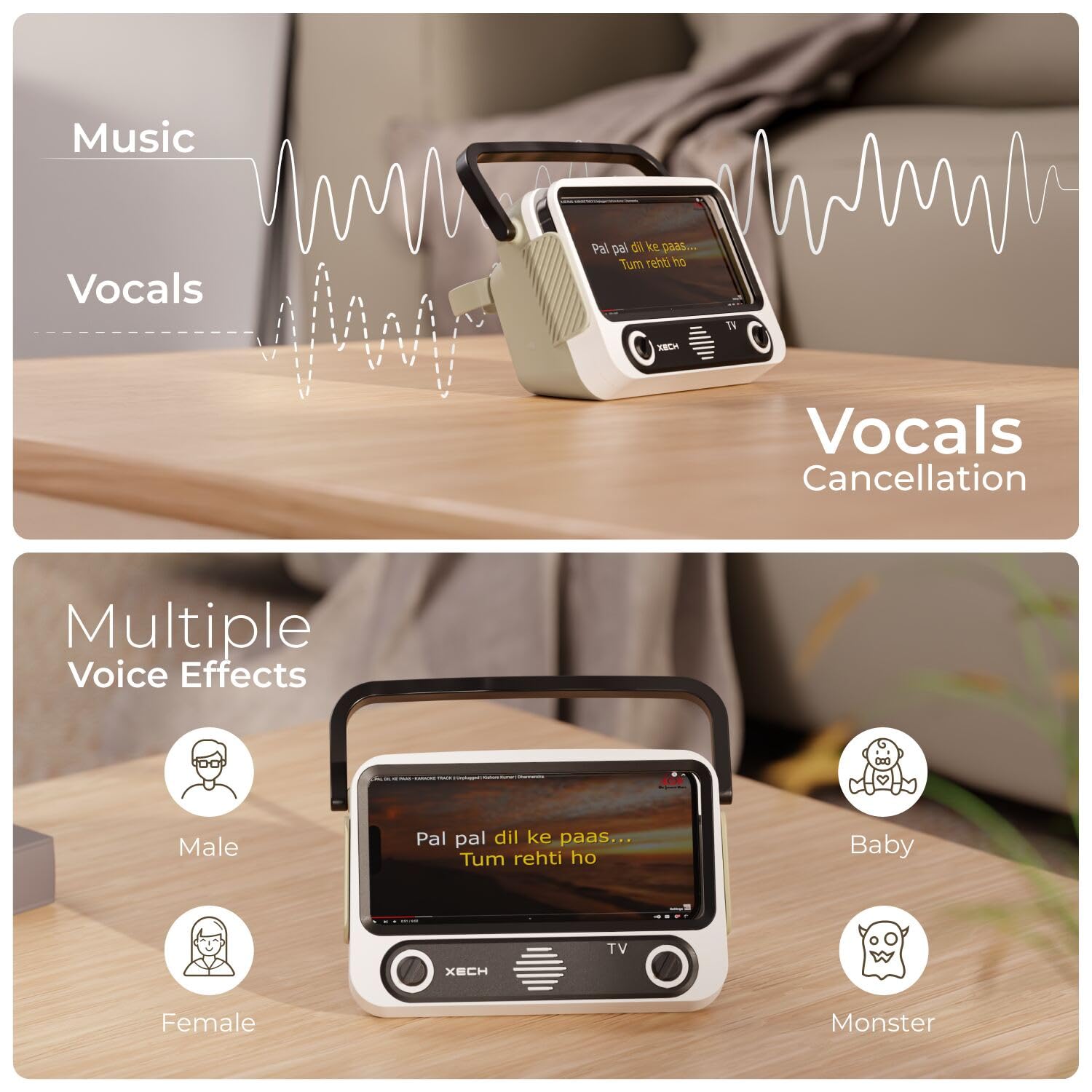 #Color_ XECH- KTV Karaoke Speaker