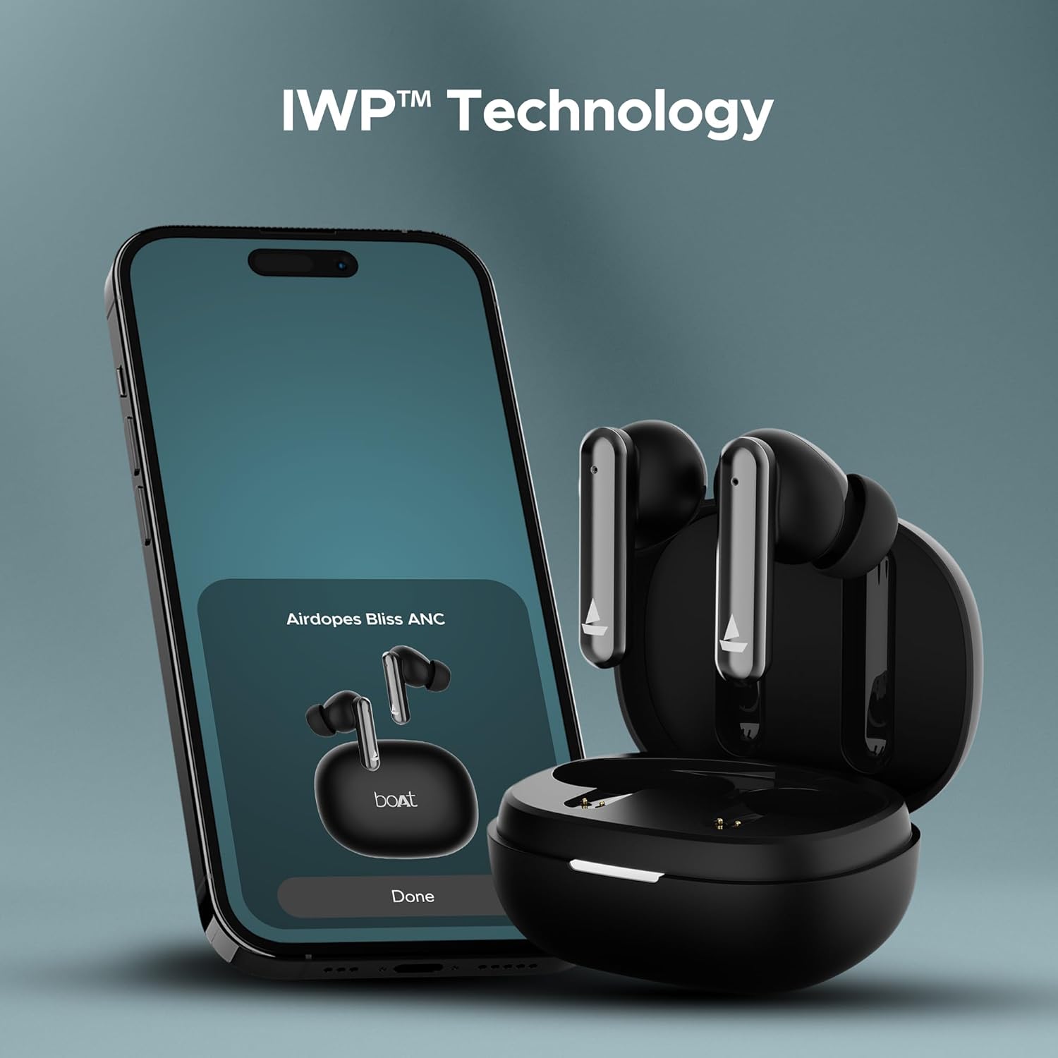 boAt Airdopes Bliss ANC TWS Earbuds w/ ANC(32dB) 42 HRS Playback & BEAST Mode Bluetooth