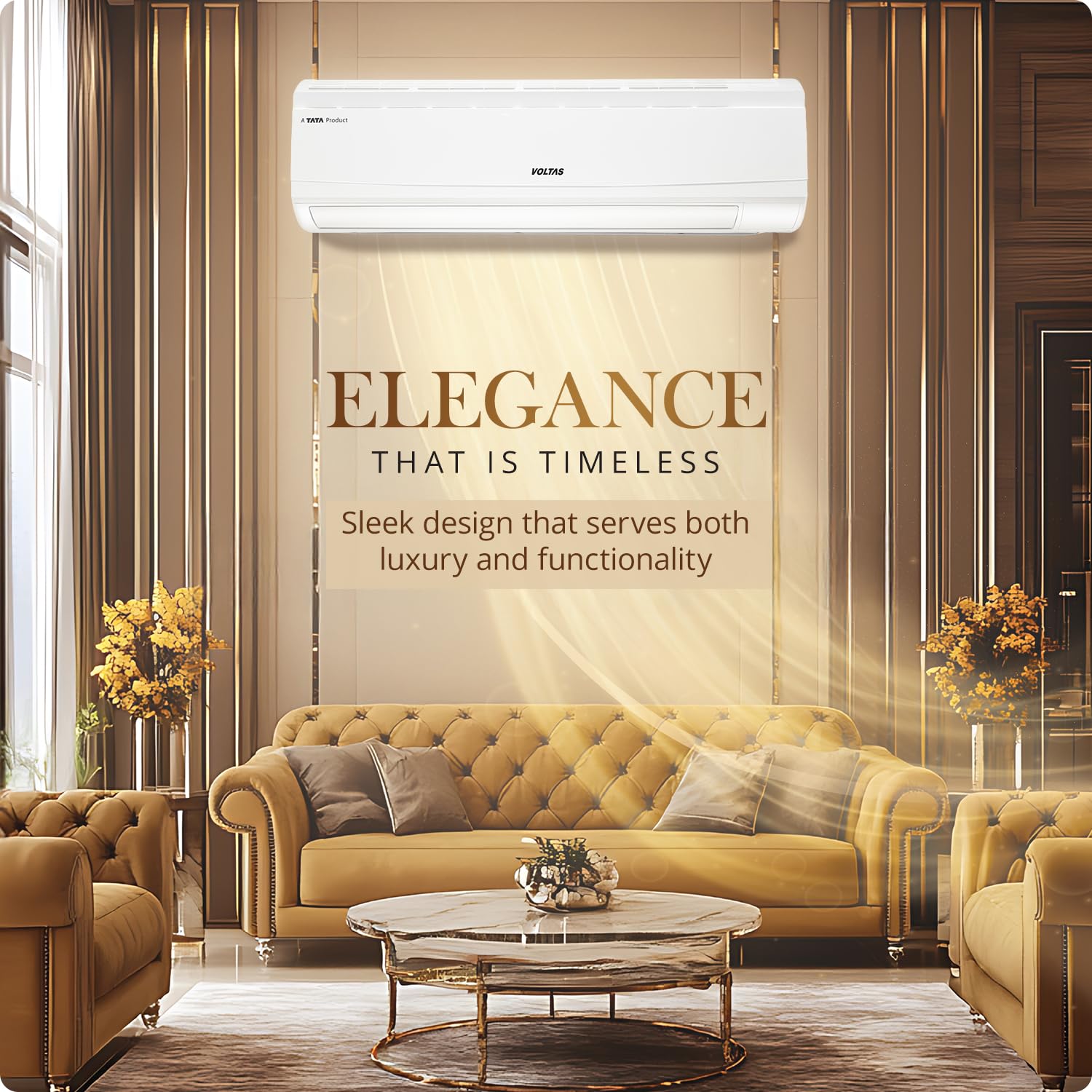 #Voltas 2 Ton 3 Star Inverter Split AC Venus Plus