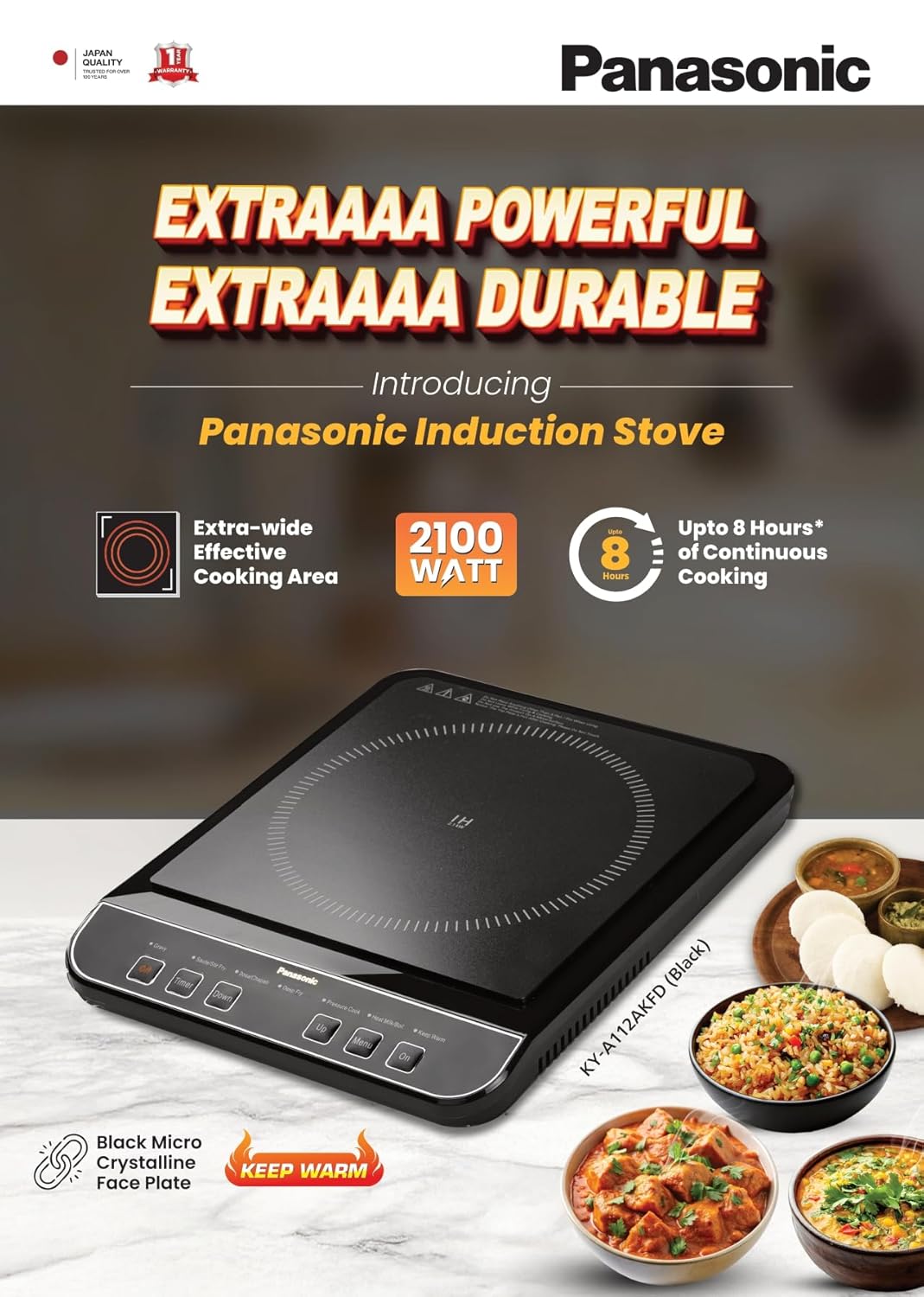 #Color_Black Panasonic Electric Stove