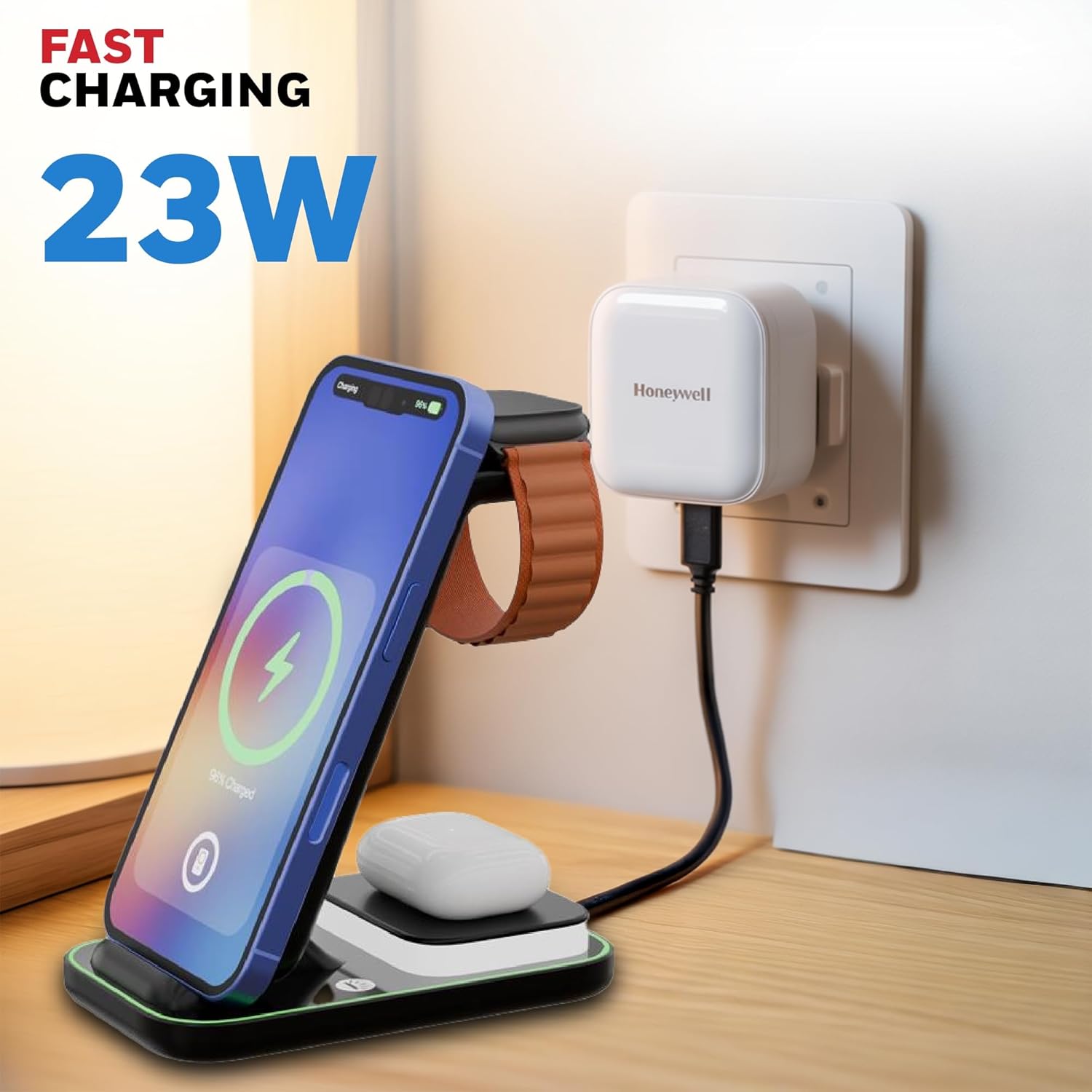 #Color_Black Honeywell Zest Wireless Clamp Charger
