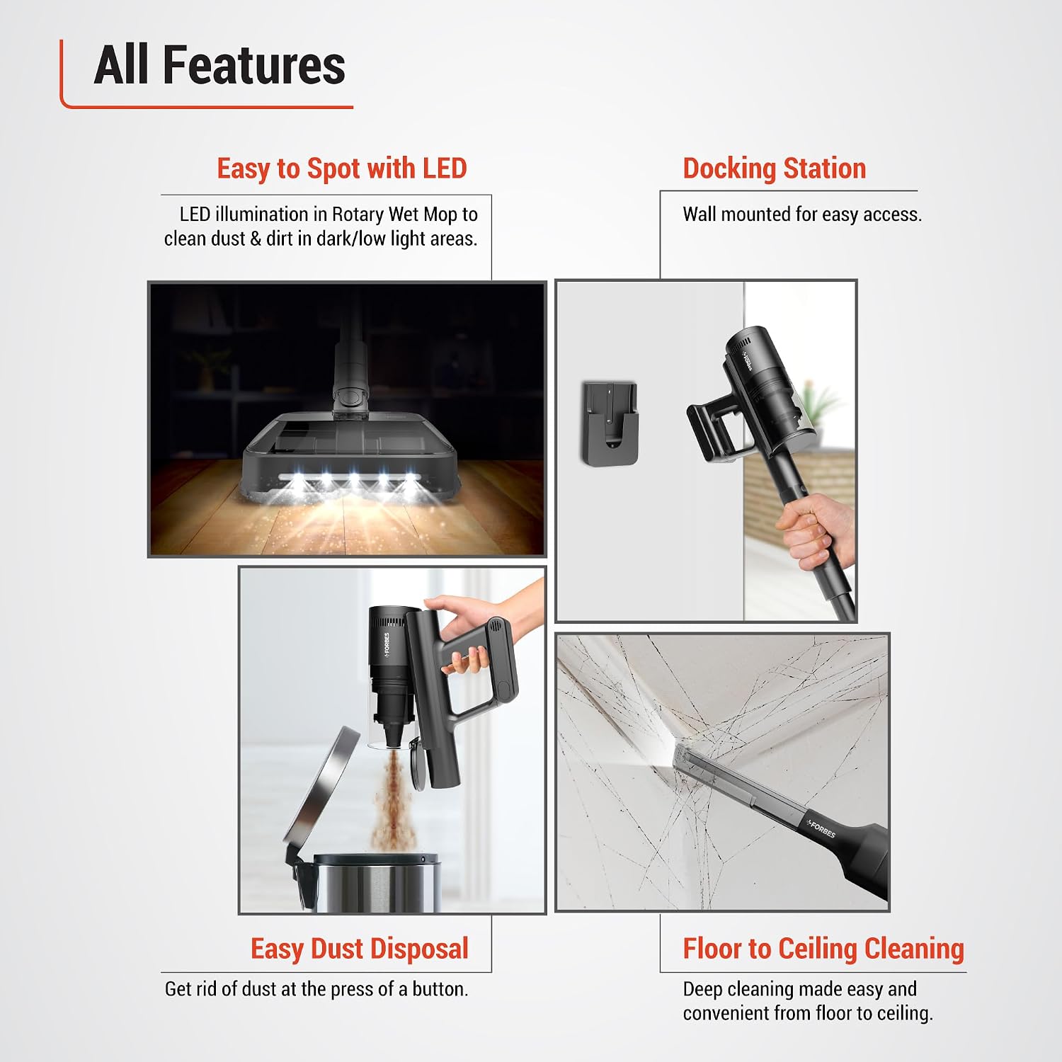 Eureka Forbes ZeroBend Z21 Cordless Vacuum Cleaner