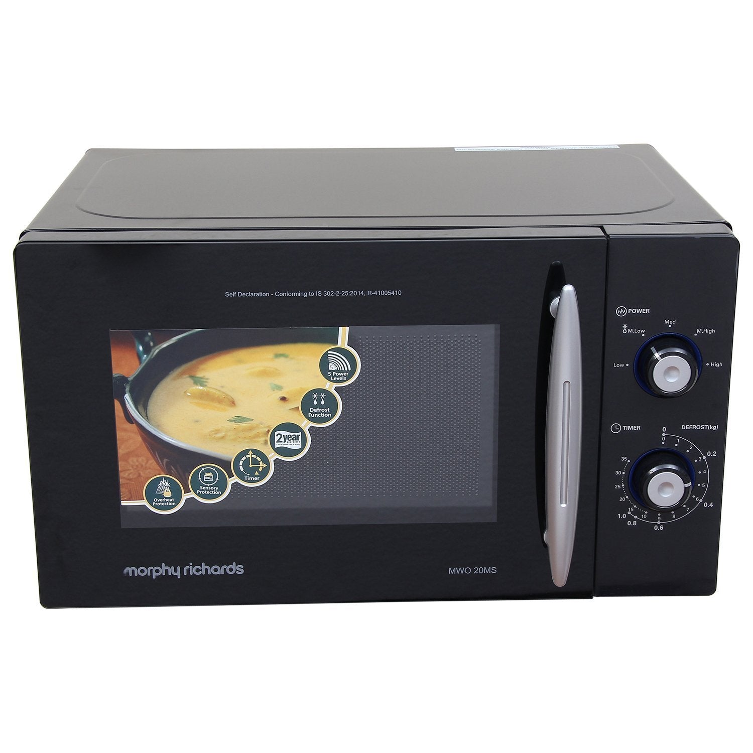 Morphy Richards Microwave Oven 20 MS 20L Black