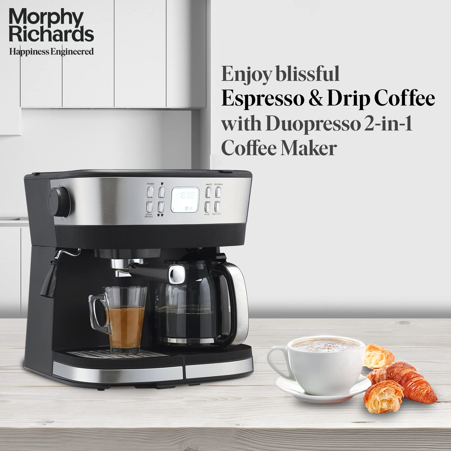 DuoPresso 2-in-1 Coffee Maker | Espresso & Drip