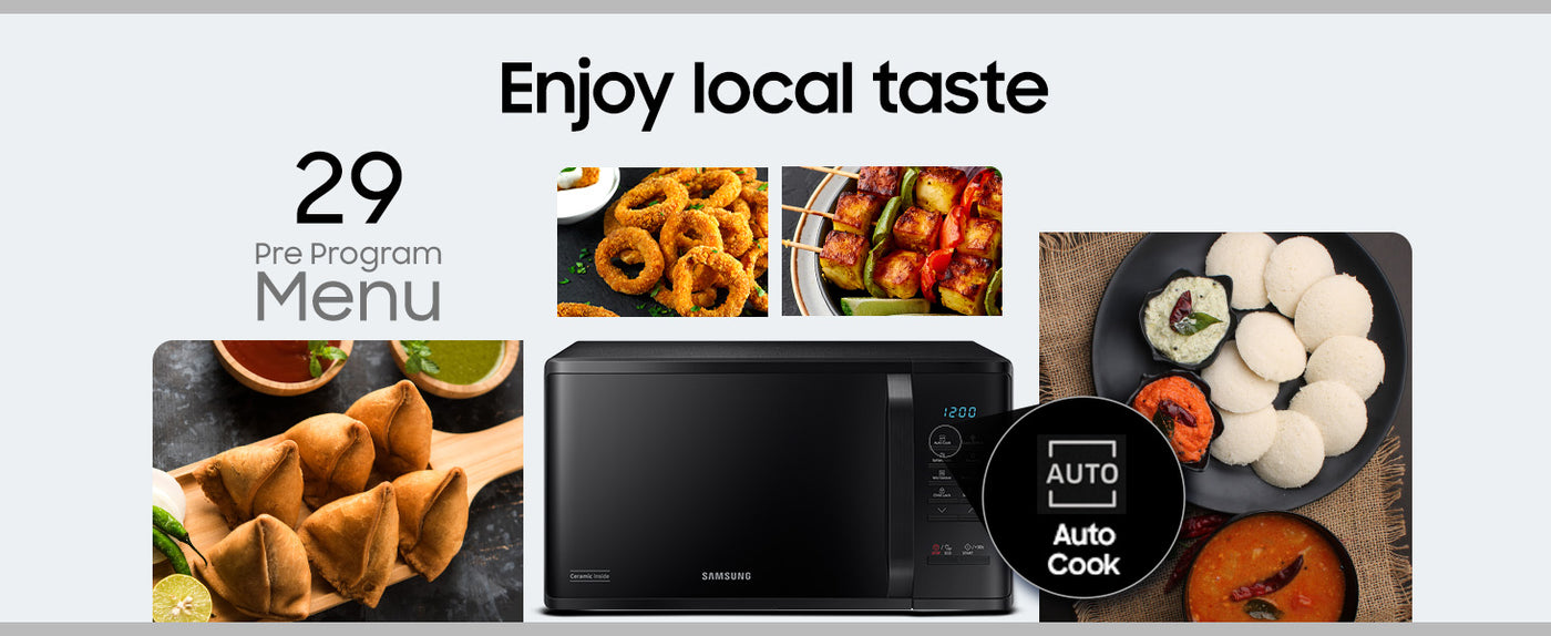 Samsung Microwave Oven 23L Solo MS23A3513AK/TL