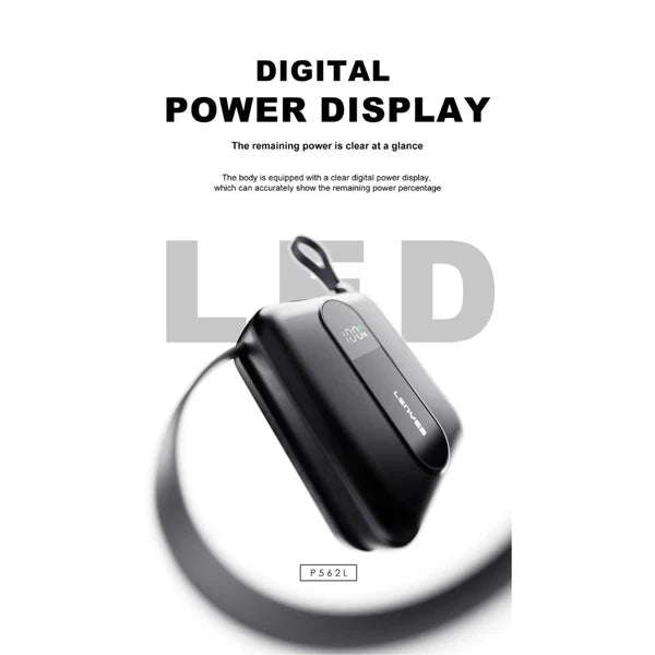 LENYES P562L 10000mAh Mini Power Bank