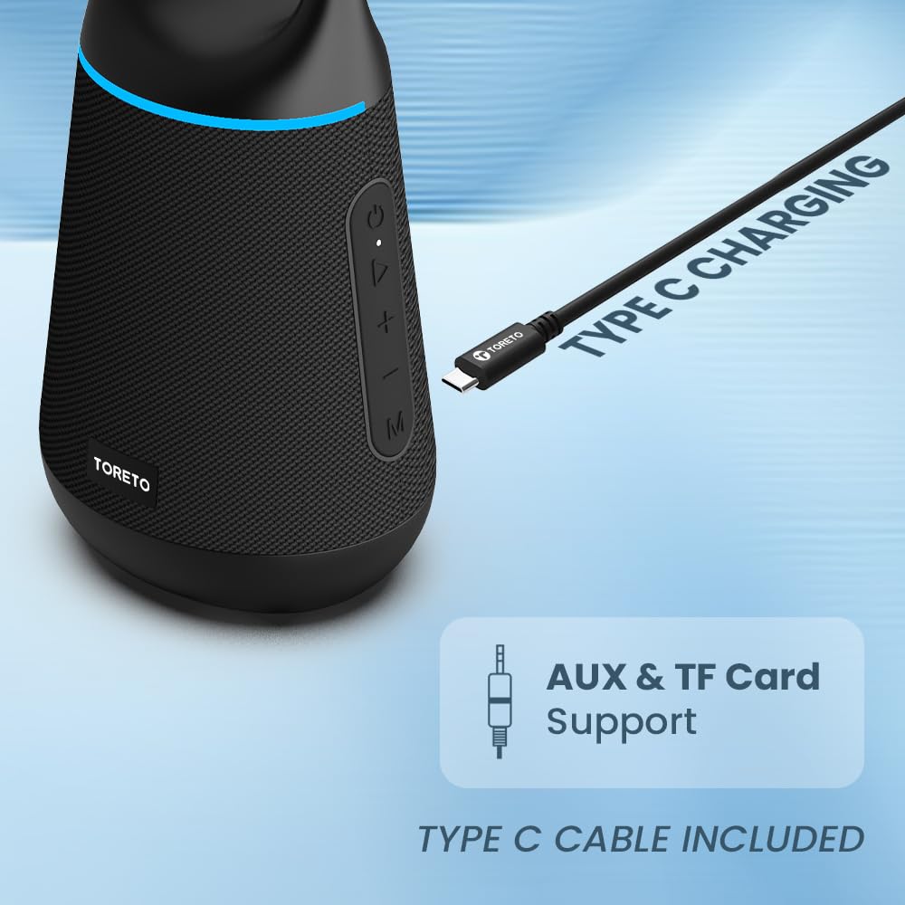 Toreto Bluetooth Speaker Zazz 25W Portable Navin Mart