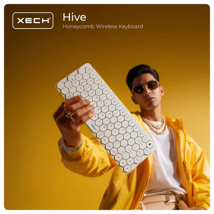 XECH Hive Honeycomb Wireless Keyboard