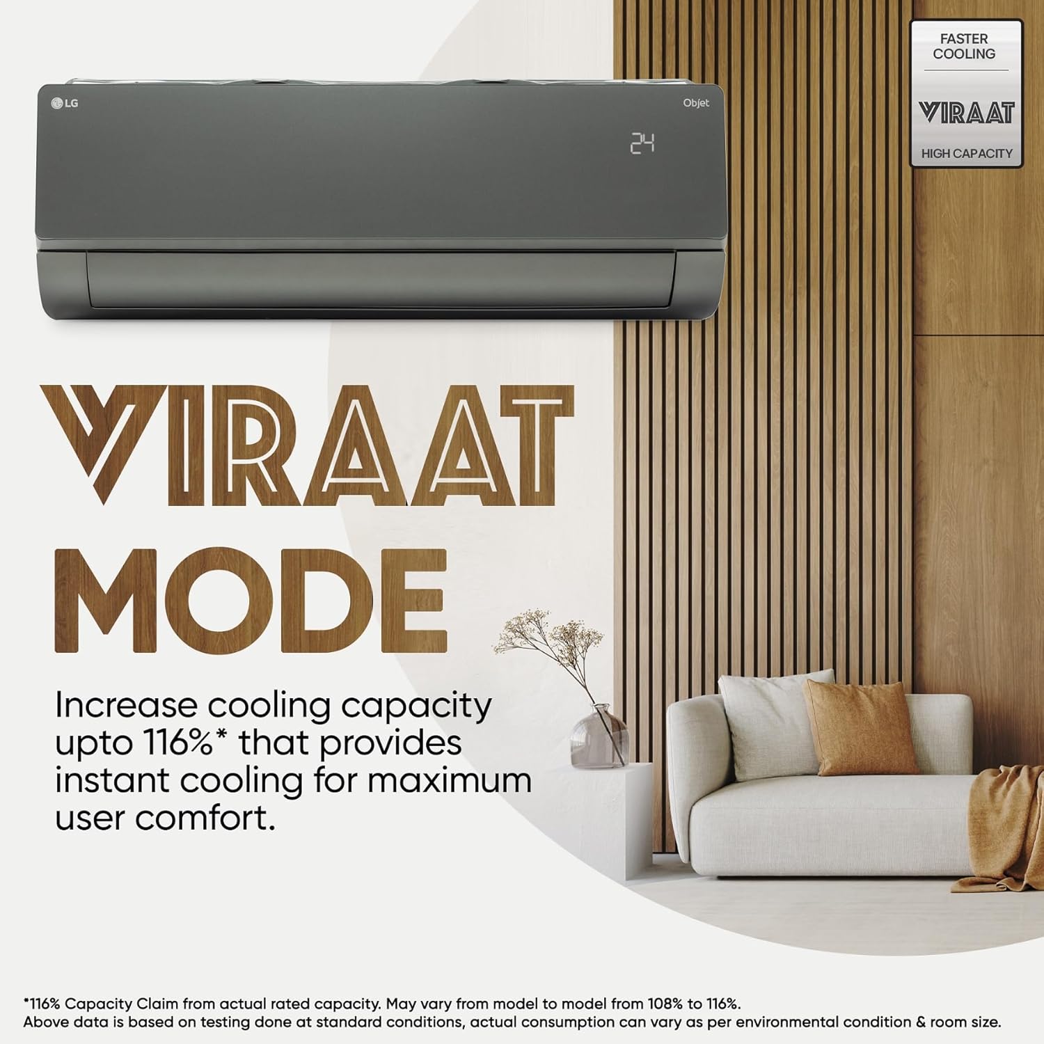 LG 1.5 Ton 5 Star- Wi-Fi- Energy Manager+- DUAL Inverter Split AC (Copper- AI+ Convertible 6-in-1- Diet Mode+- 4 Way Swing- HD Filter with Anti-Virus Protection- US-Q19MWZE- Black Mirror)