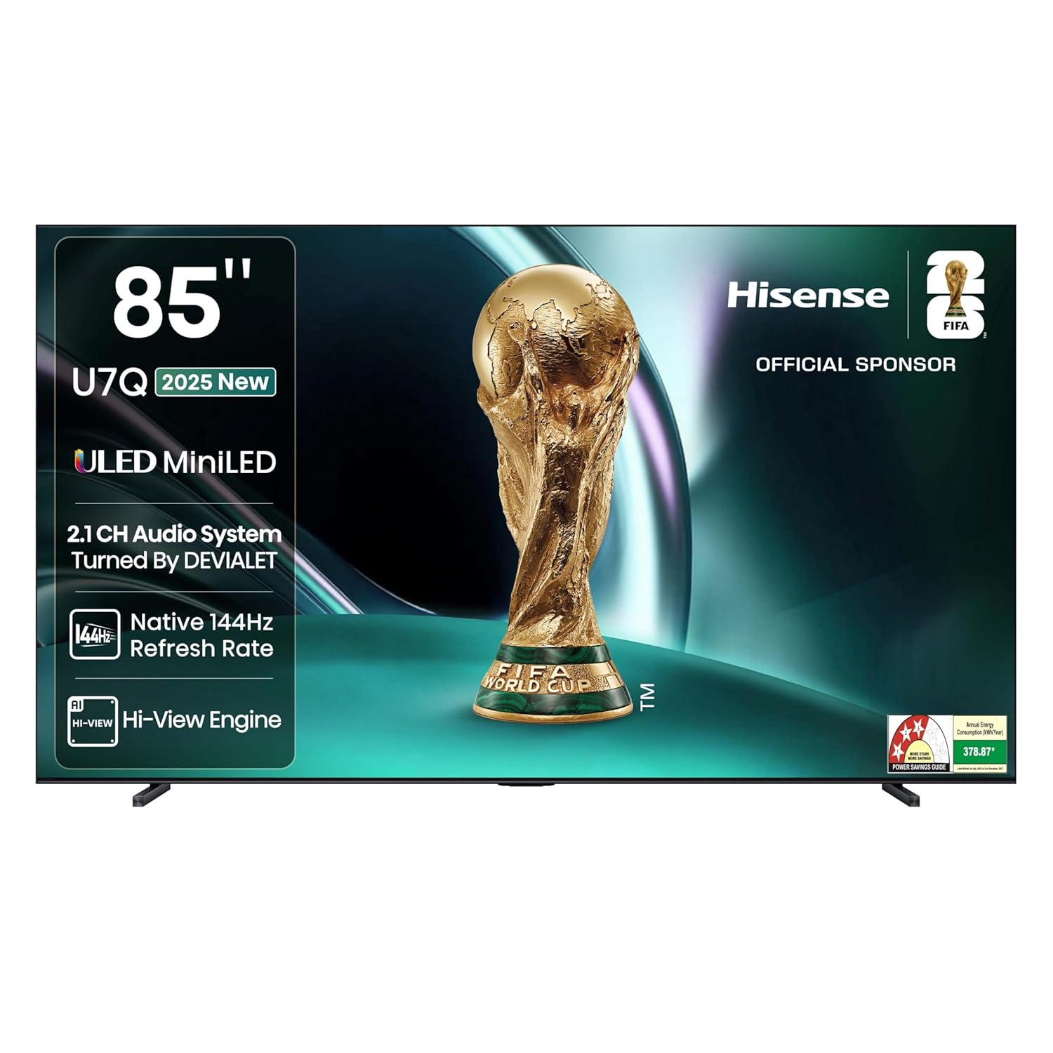 Hisense Smart QLED Mini LED TV 85U7Q 4K