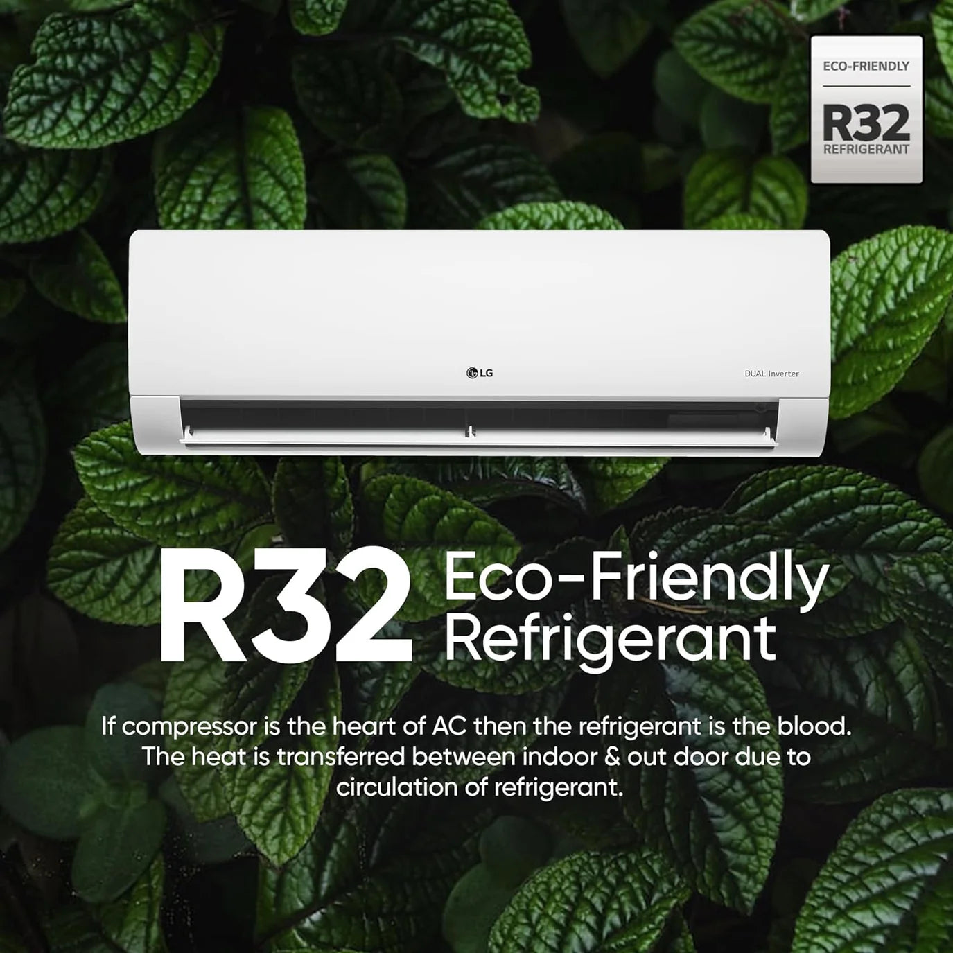 LG 5 Star (1.5) Split AC with Gold Fin+- Viraat Mode- Dual Inverter Compressor- Diet Mode+- 6-in-1 cooling- 2025 Model