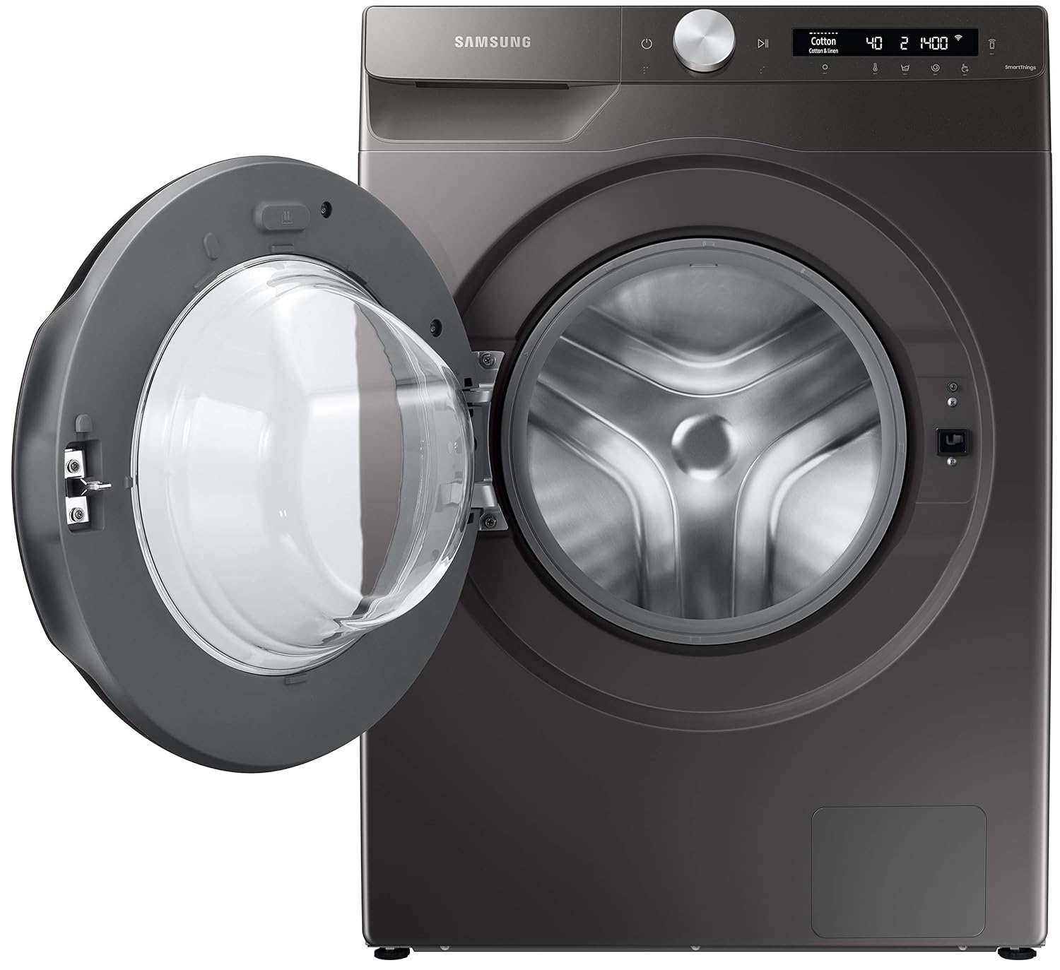 Samsung 8 Kg Wi-Fi Enabled Inverter Fully-Automatic Front Loading Washing Machine (WW80T504DAN/TL- Inox- AI Control)