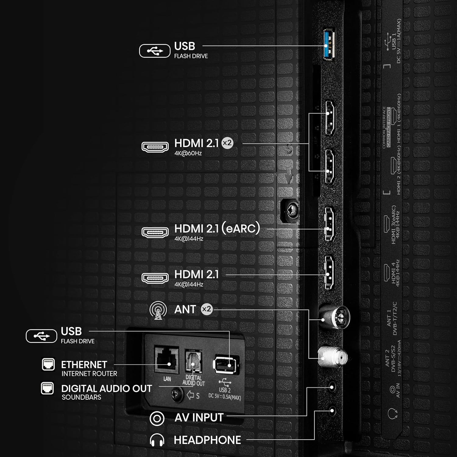 #Hisense Smart QLED Mini LED TV