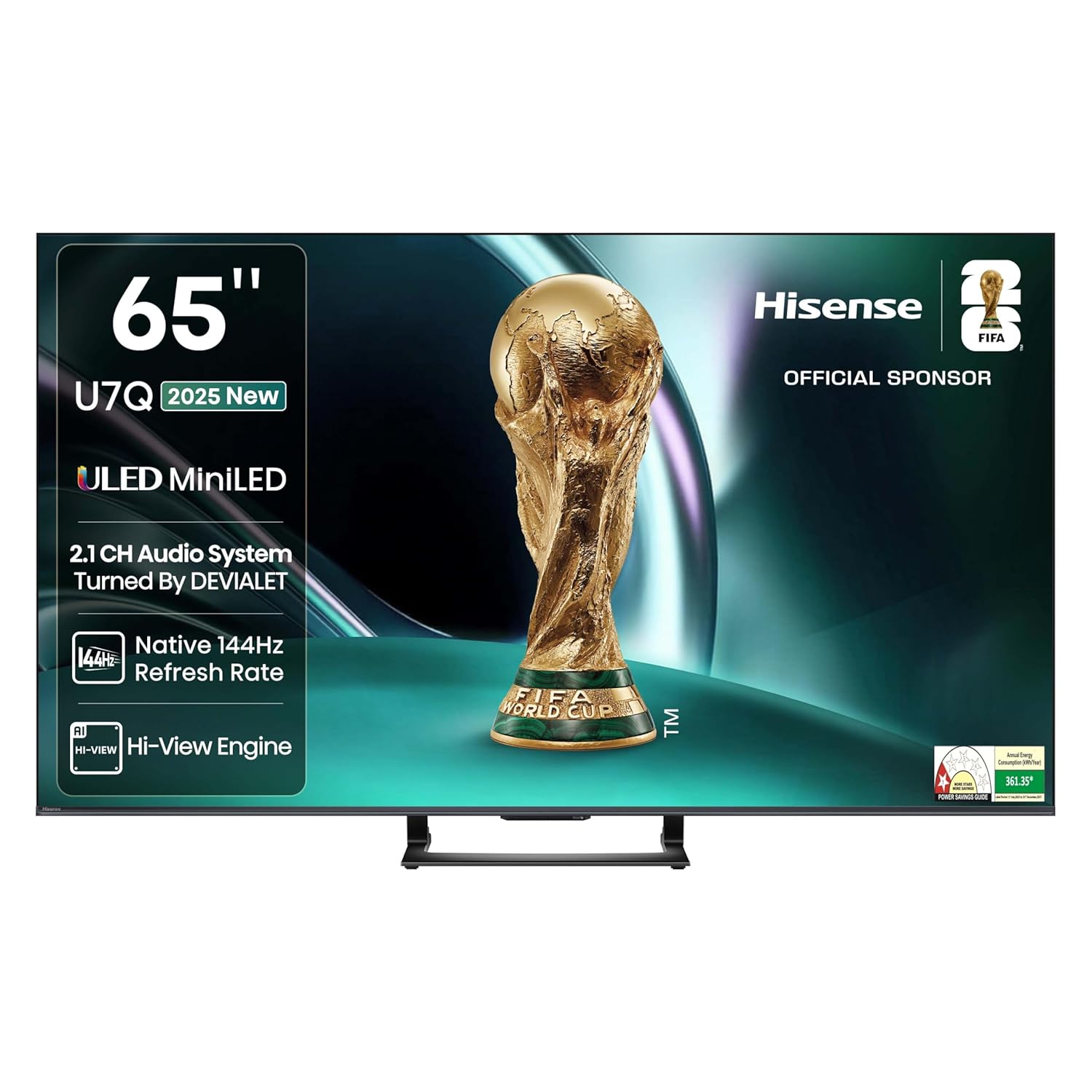 Hisense Smart QLED Mini LED TV 65U7Q 4K