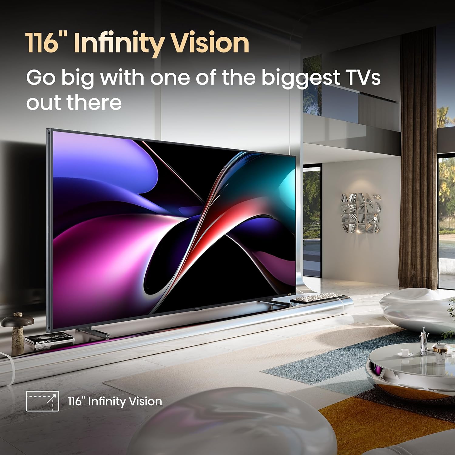 #Hisense 116UX RGB MiniLED TV