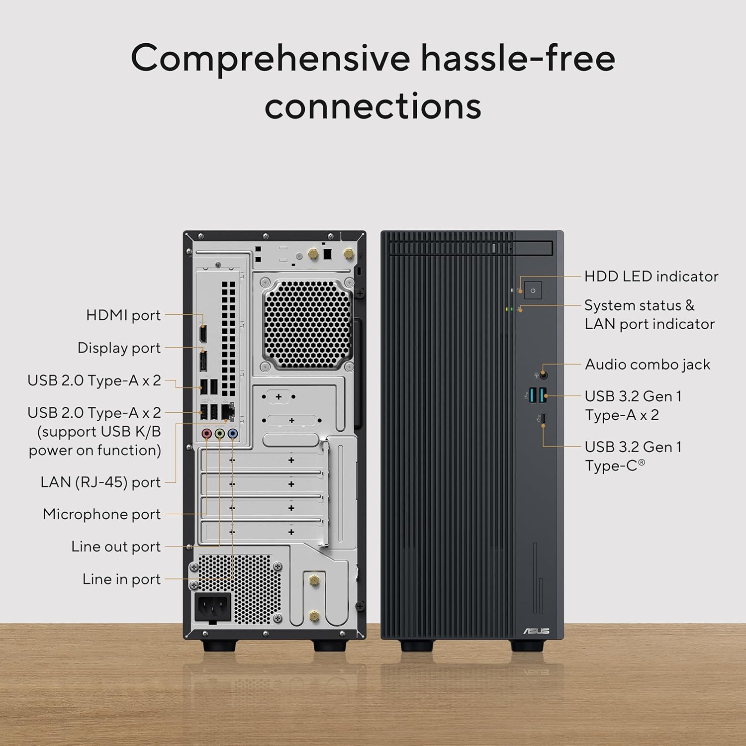 ASUS Mini Tower PC Desktop i3 13th Gen 8GB 512GB