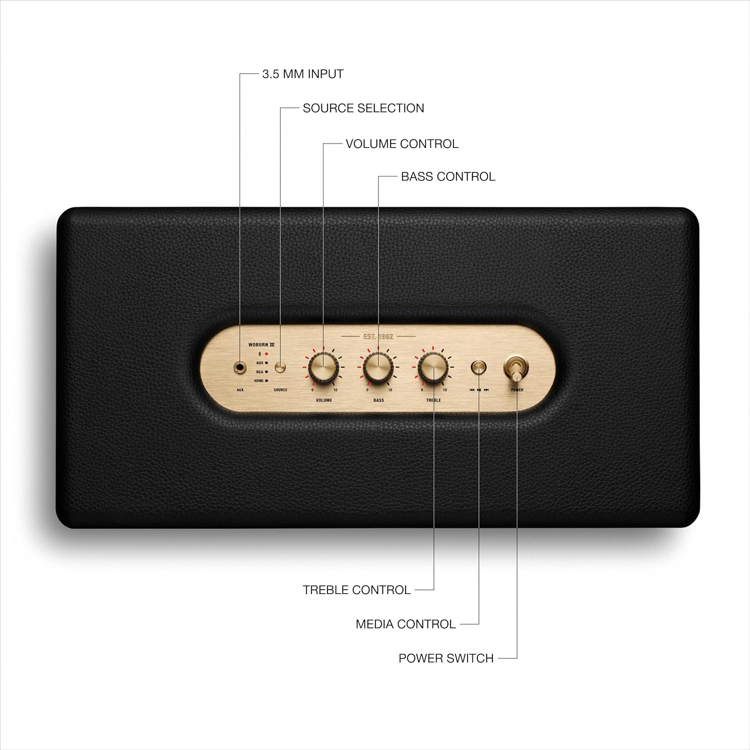 #Color_Black Marshall Woburn III