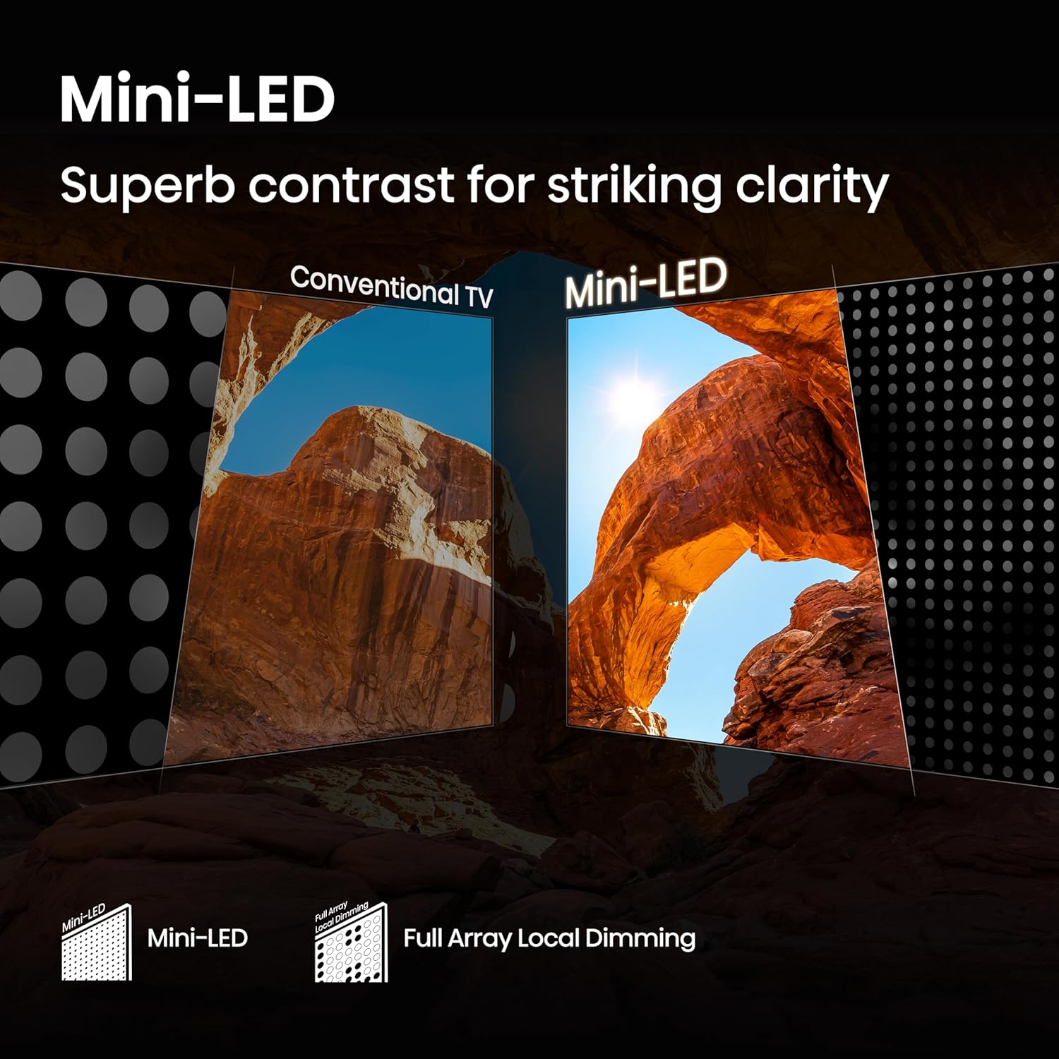 #Hisense Smart QLED Mini LED TV