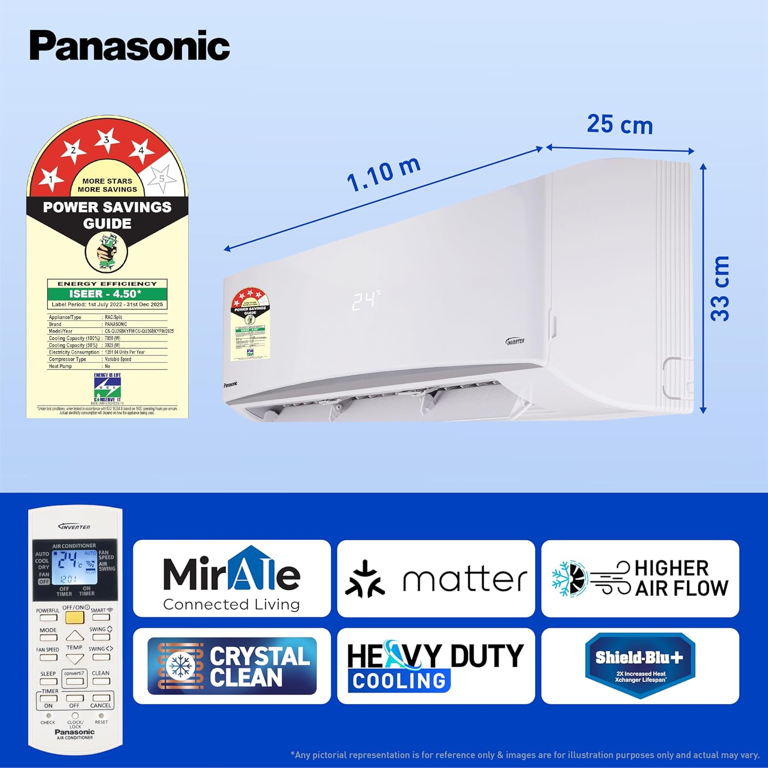 #Panasonic QU26BKYFM AC