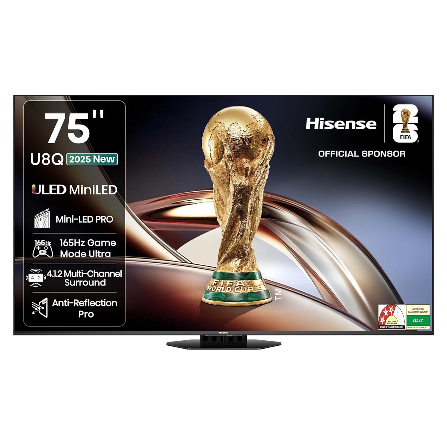 Hisense Smart Mini LED PRO TV 75U8Q 4K