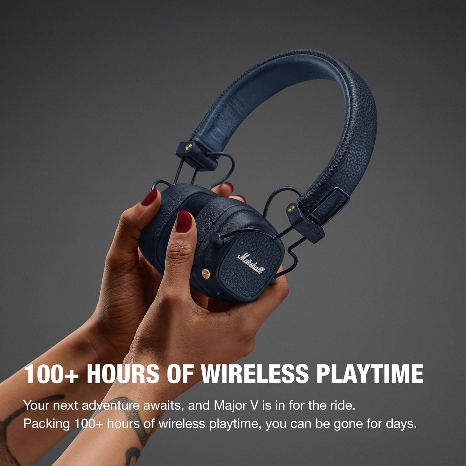 #Color_Midnight Blue Marshall Major V