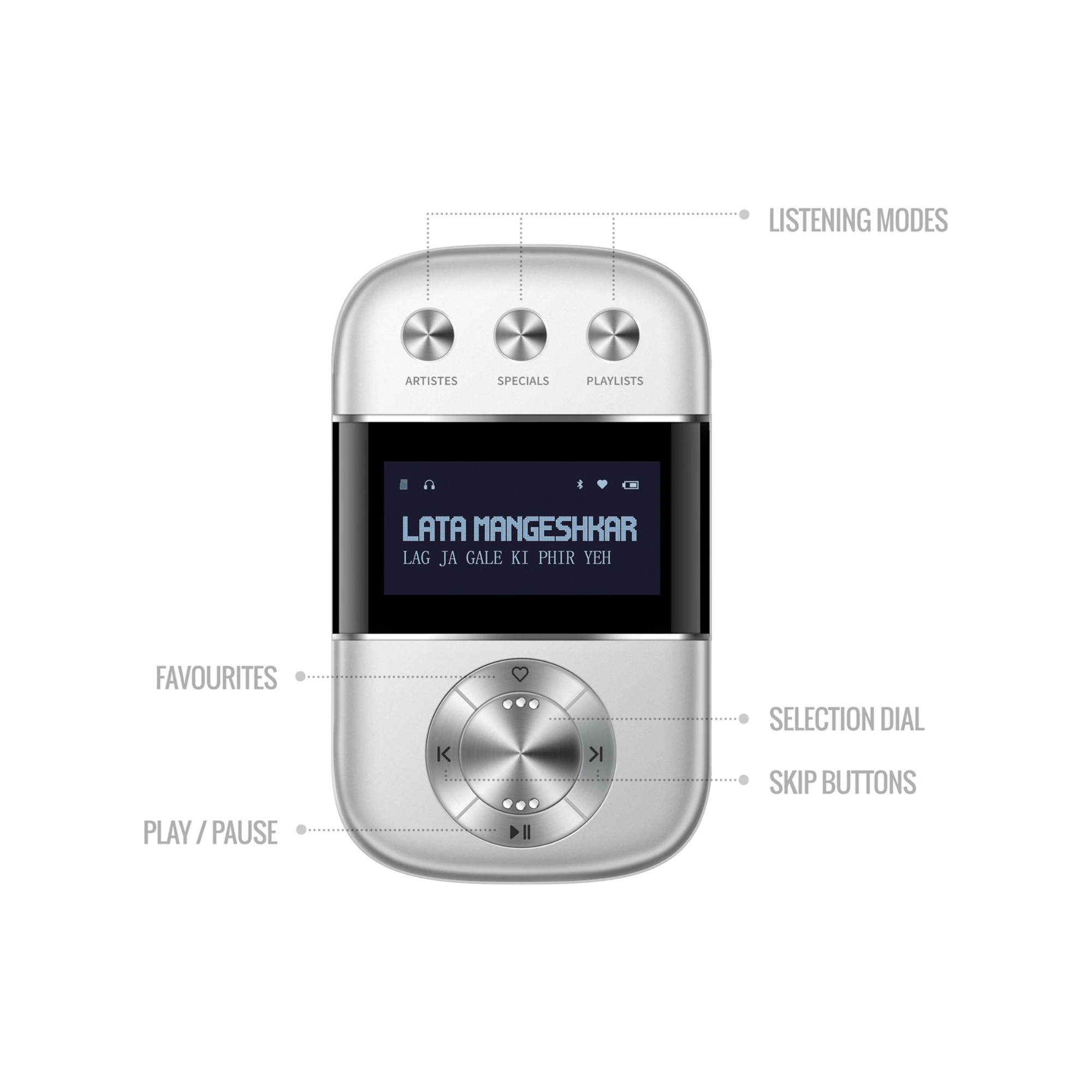 Saregama Carvaan Go MP3 Player Silver
