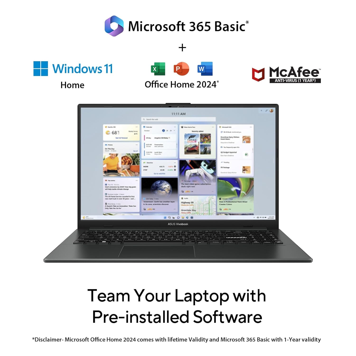 ASUS laptop Vivobook Go 15 Ryzen 3