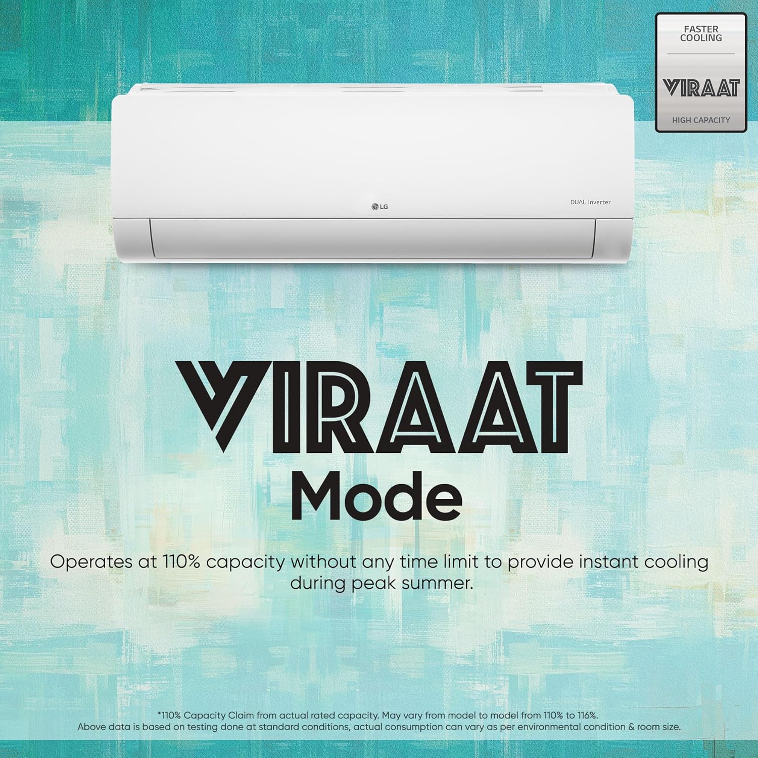 LG 3 Star (1.0) Split AC with AI Convertible- Auto Clean- Gold Fin+- Diet Mode+- Viraat Mode- 2025 Model