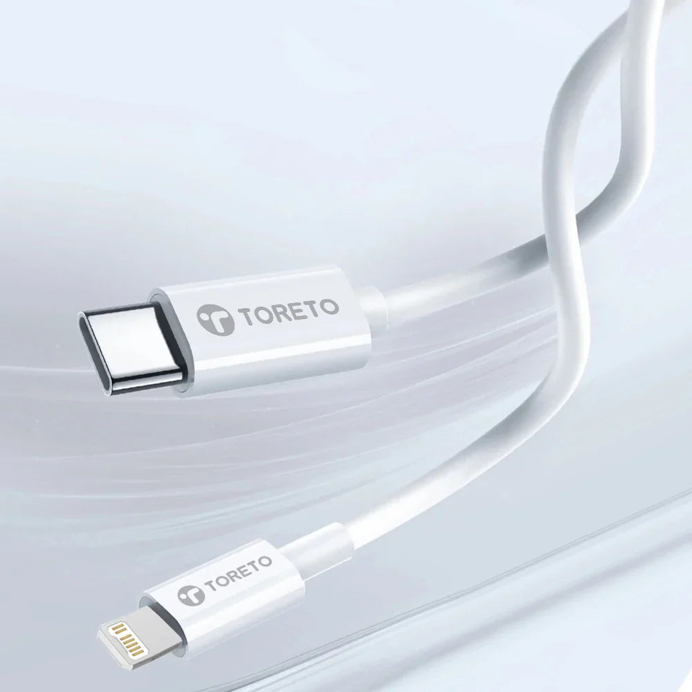 Toreto 942N TOR Quick 30 C-to-iPhone Cable: Ultra-Fast 30W Charging & Durable Data Transfer Solution