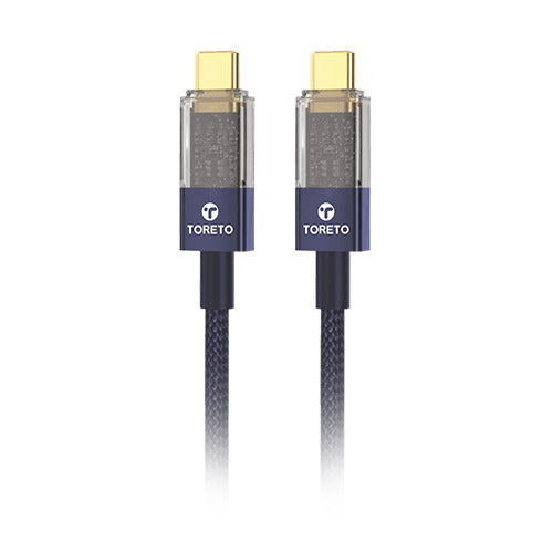 Toreto TOR-945 CLEAR C3 120W Type-C Cable