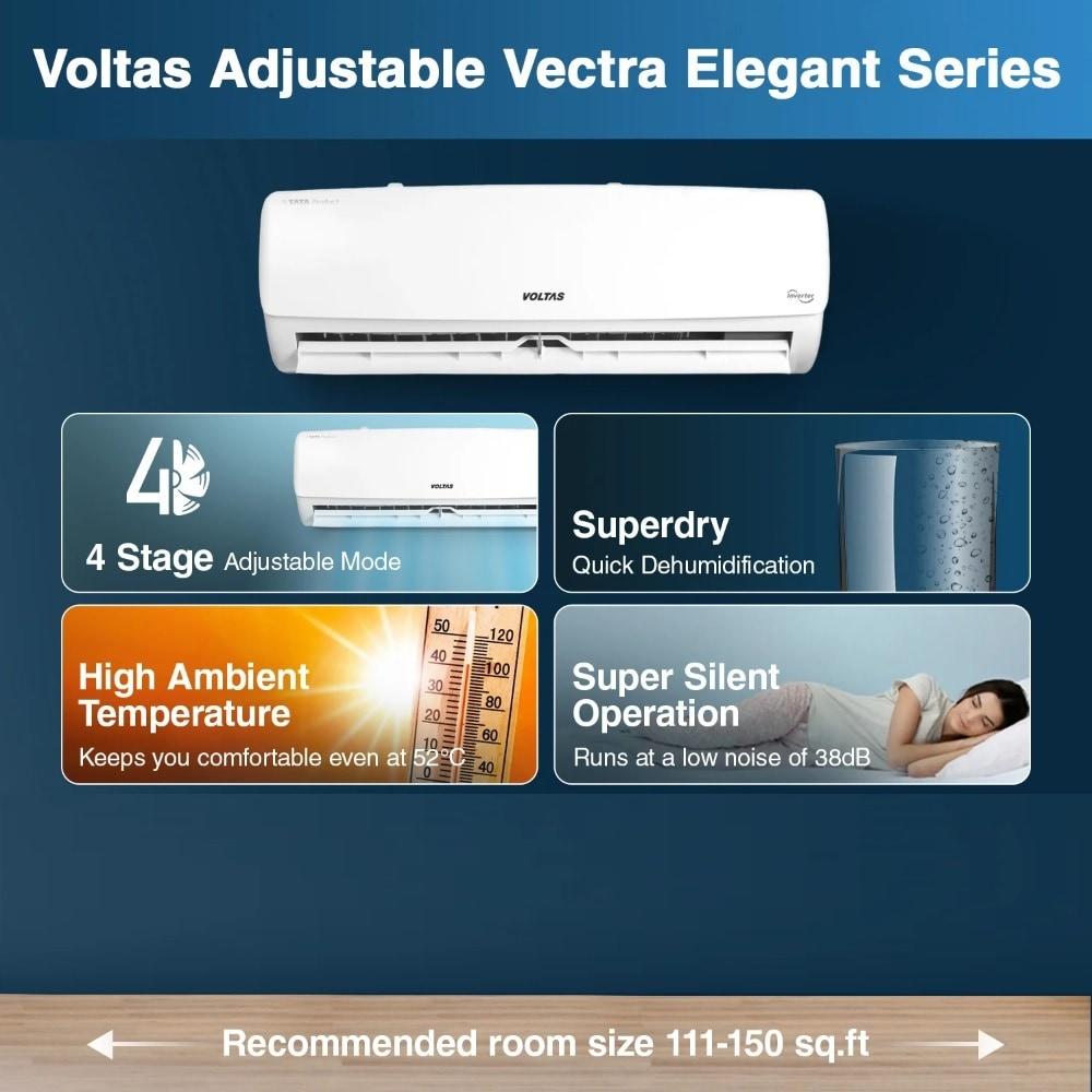 #Voltas 1.5 Ton 5 Star Convertible Inverter Split AC Vertis Magnum