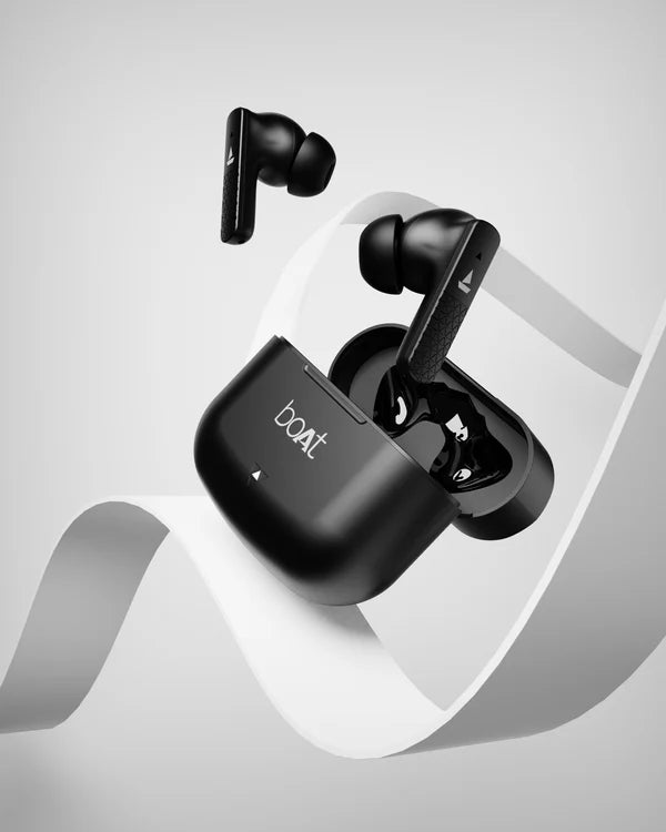 bOAt Airpodes Primo Wireless Earbuds | Active Black