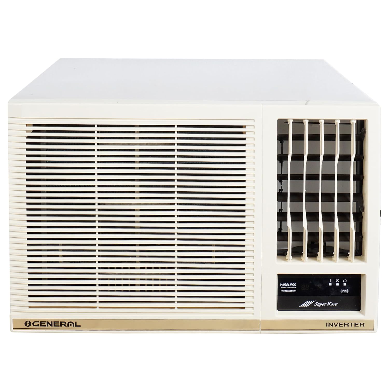 O'General BBAA Series 1.2 Ton 3 Star Window AC With Super Wave Technology 3-Speed Cooling (AFGB14BBAA-B  White)