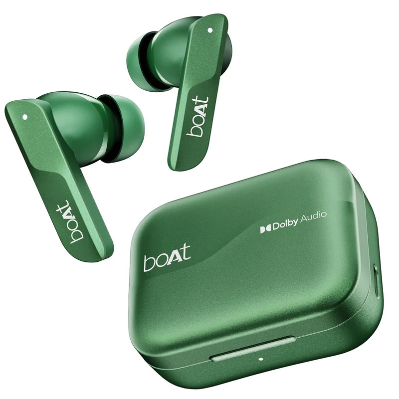 #Color_INTERSTELLAR GREEN boAt Airdopes 800