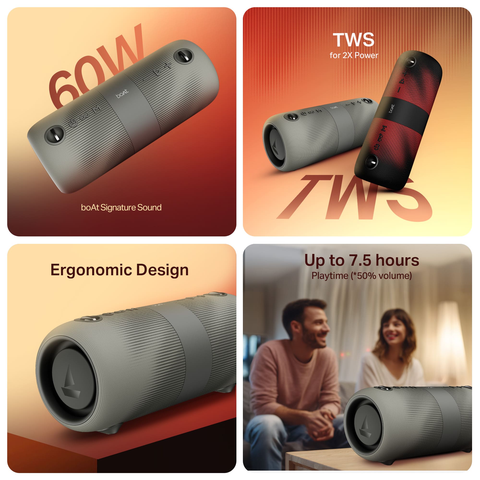 Ice Grey Black boAt Stone 1200 Pro