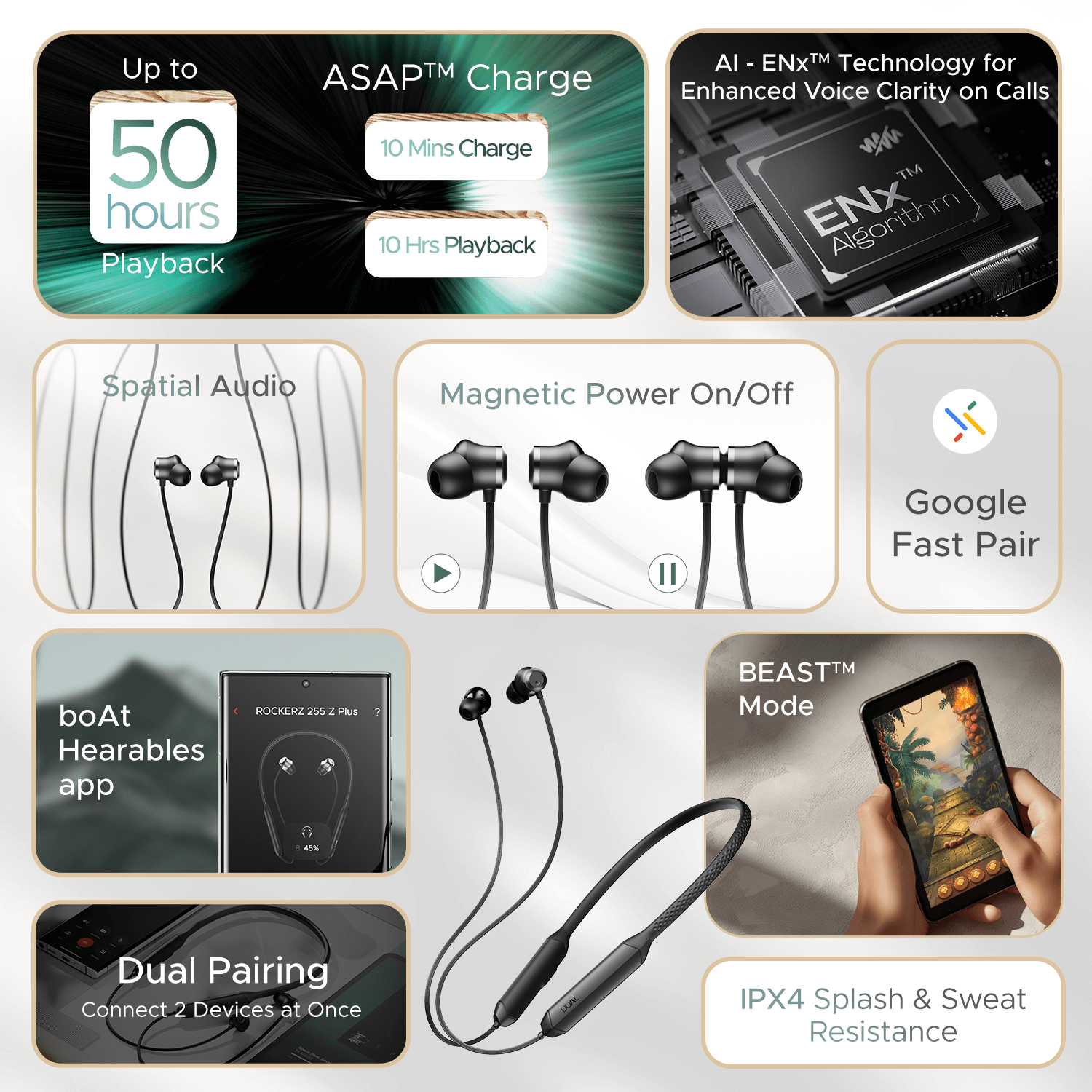 #Color_Black boAt Rockerz