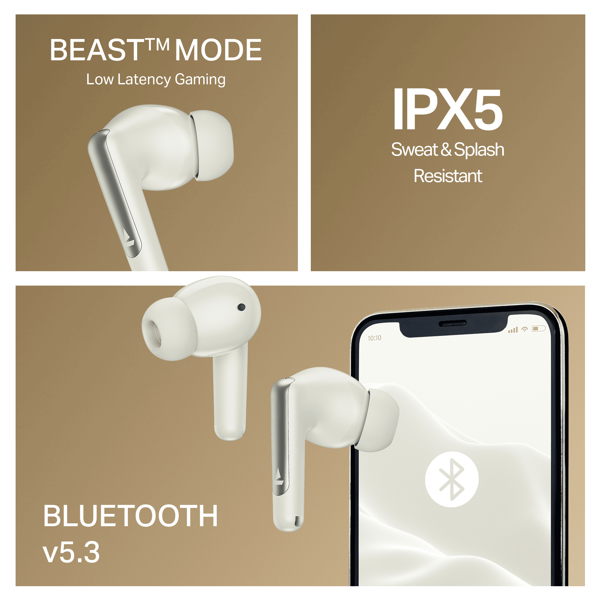 #Color_White boAt Airdopes 141 Elite ANC