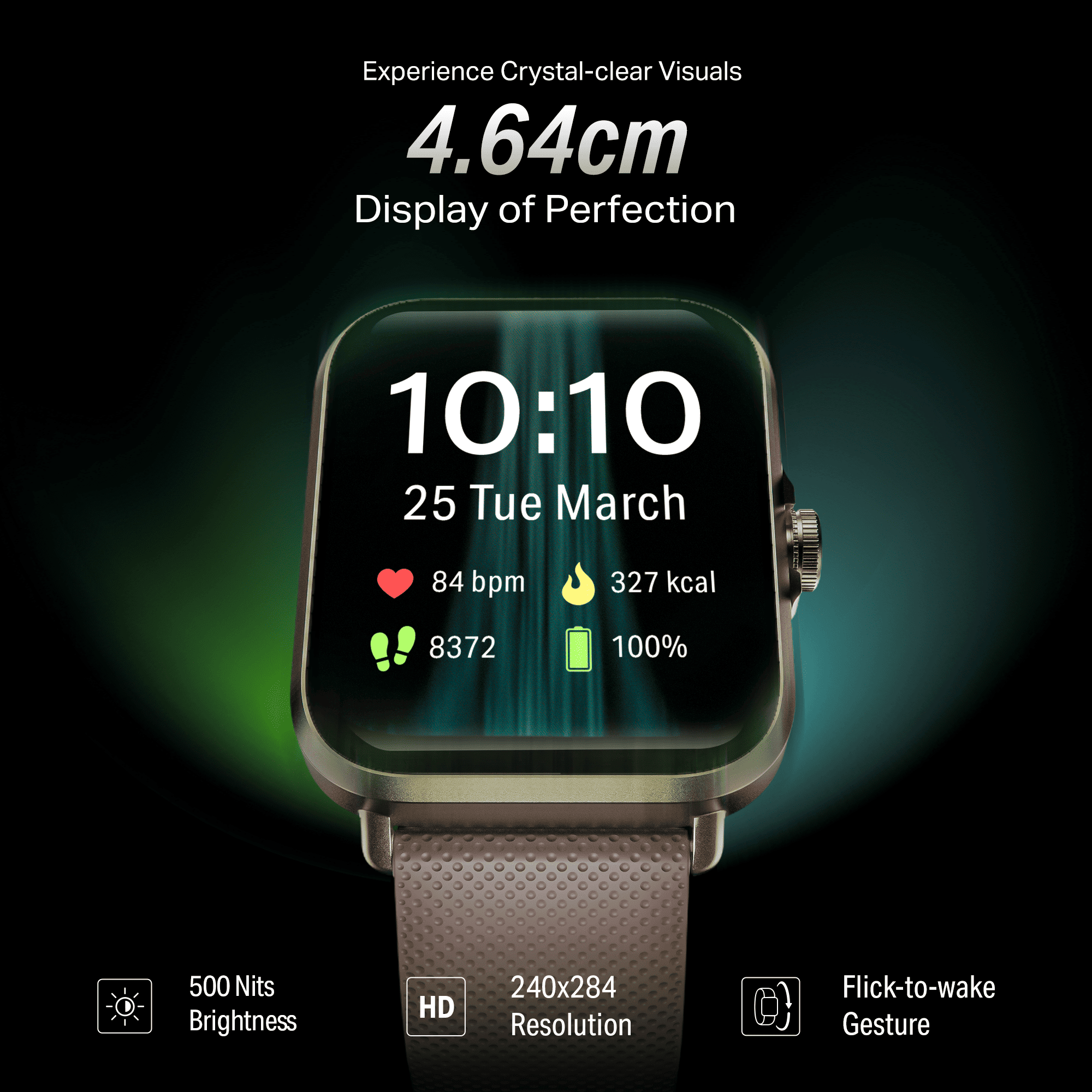#Color_Cherry Blossom boAt Storm Infinity Smartwatch