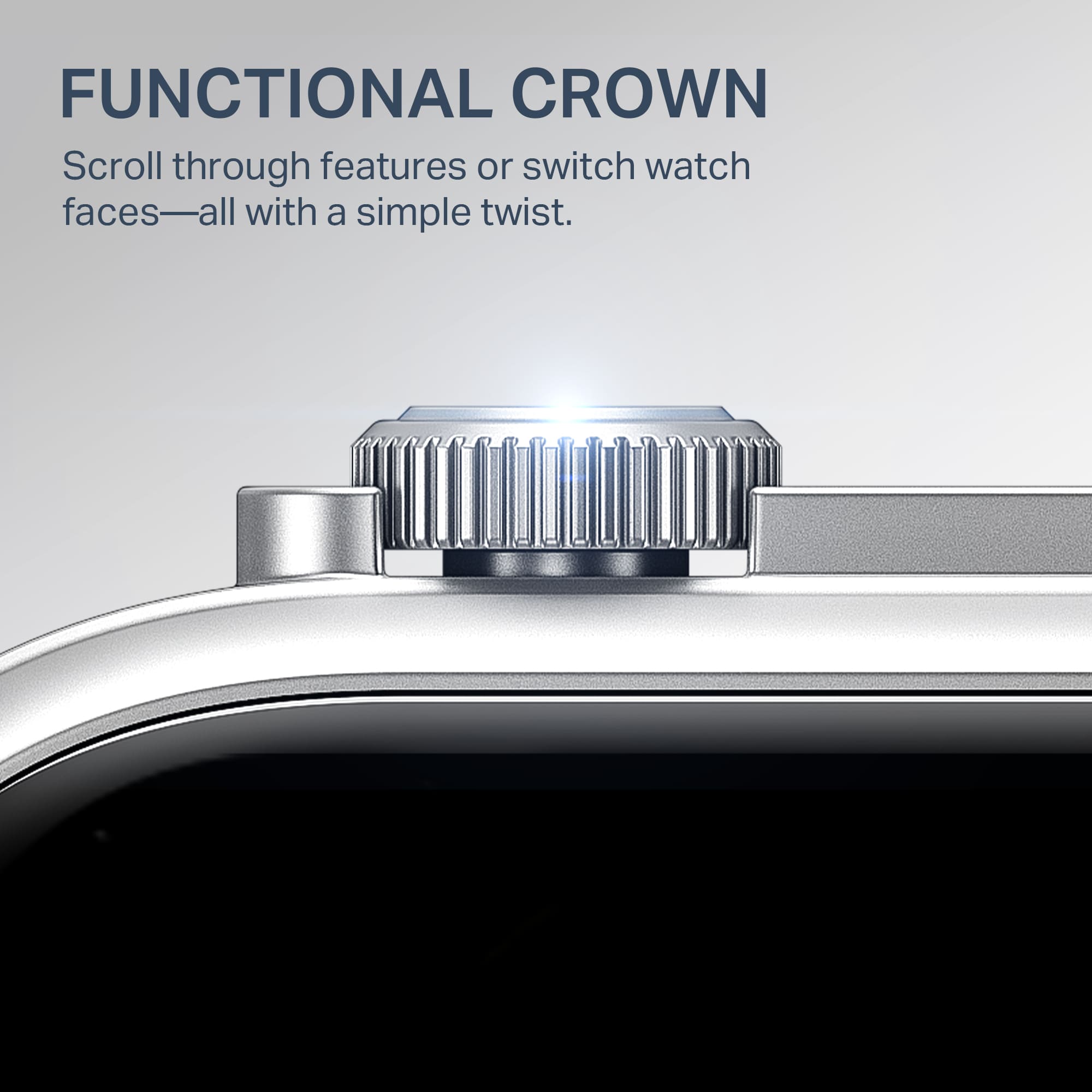 #Color_Sky Blue boAt Storm Infinity Max Smartwatch