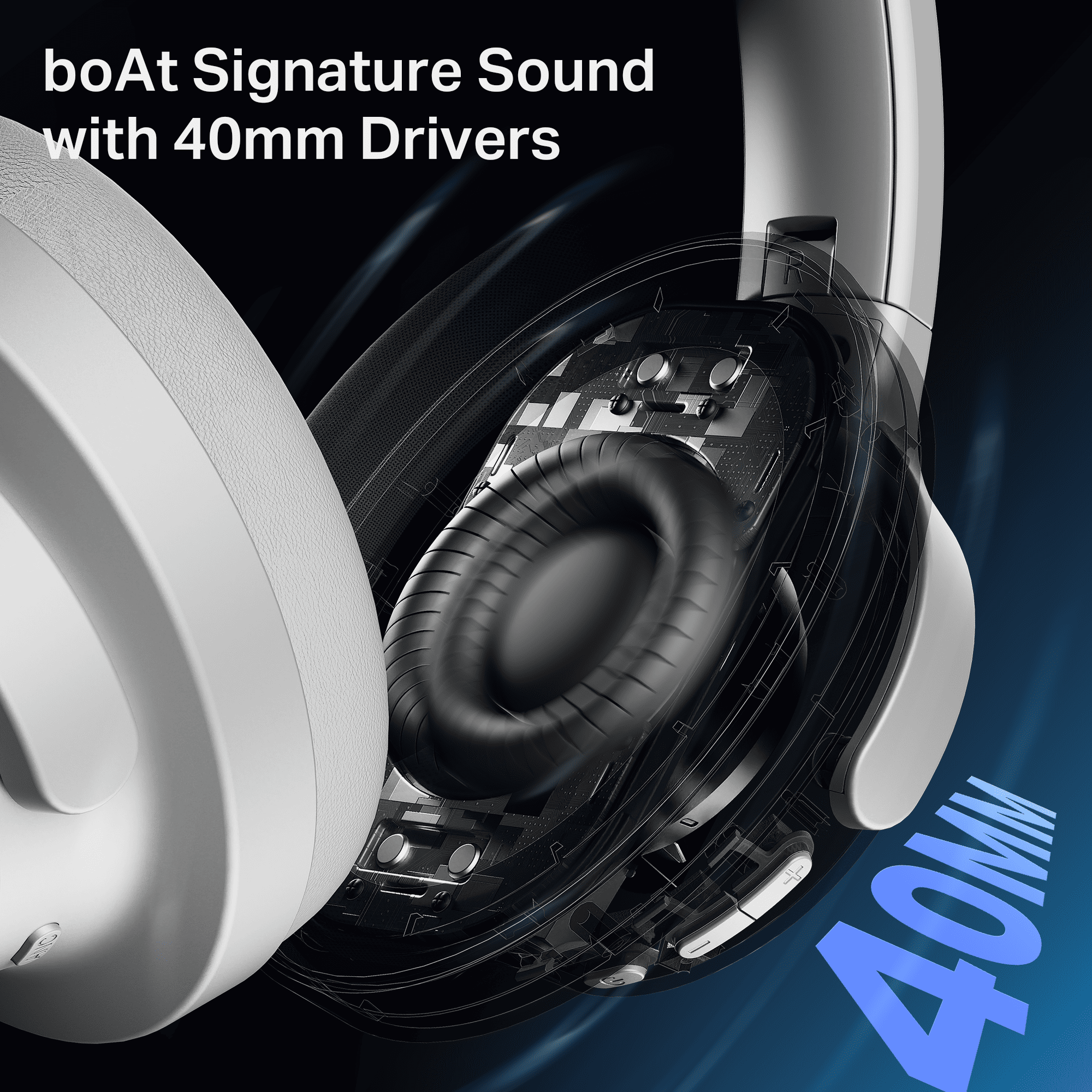 #Color_ White boAt Rockerz 512 ANC Headphones