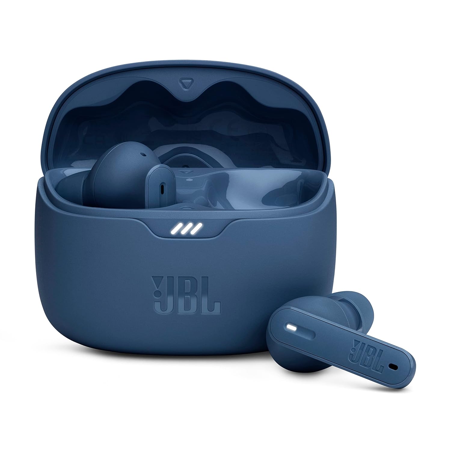 JBL Tune Beam In Ear Wireless TWS Earbuds with Mic, ANC Earbuds, Customized Extra Bass with Headphones App, 48 Hrs Battery, Quick Charge, 4-Mics, IP54, Ambient Aware & Talk-Thru, Bluetooth 5.3