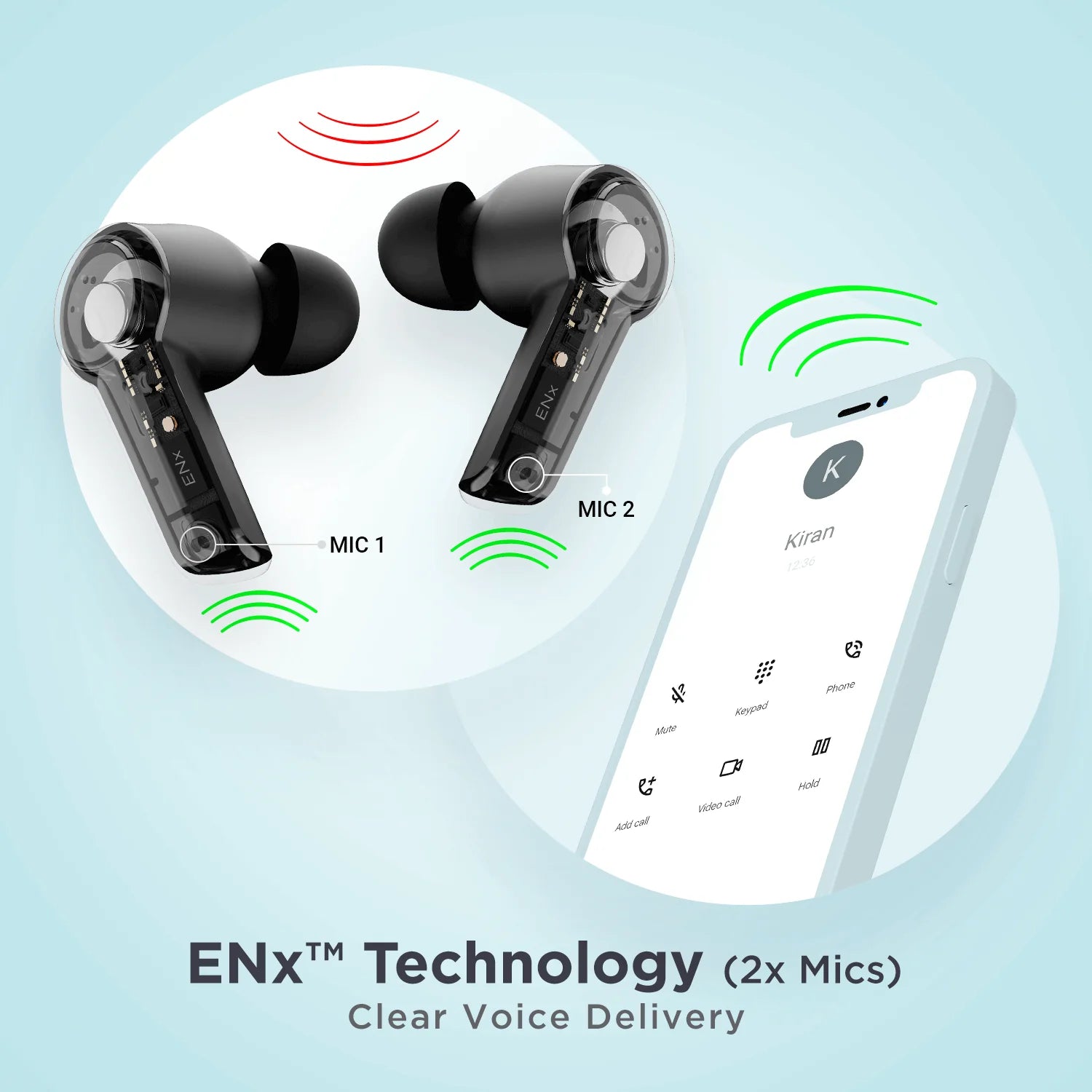 boAt Airdopes 411 ANC in Ear TWS Earbuds with Active Noise Cancellation, Upto 17.5 Hours Playback and ASAP Charge (Black Storm, True Wireless)