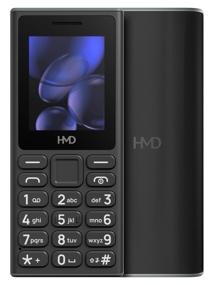 HMD 105 Keypad Phone with Built-in UPI App, Phone Talker, Long-Lasting Battery, Wireless FM Radio