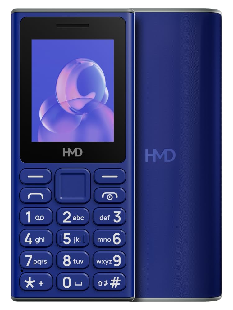 HMD 105 Keypad Phone with Built-in UPI App, Phone Talker, Long-Lasting Battery, Wireless FM Radio