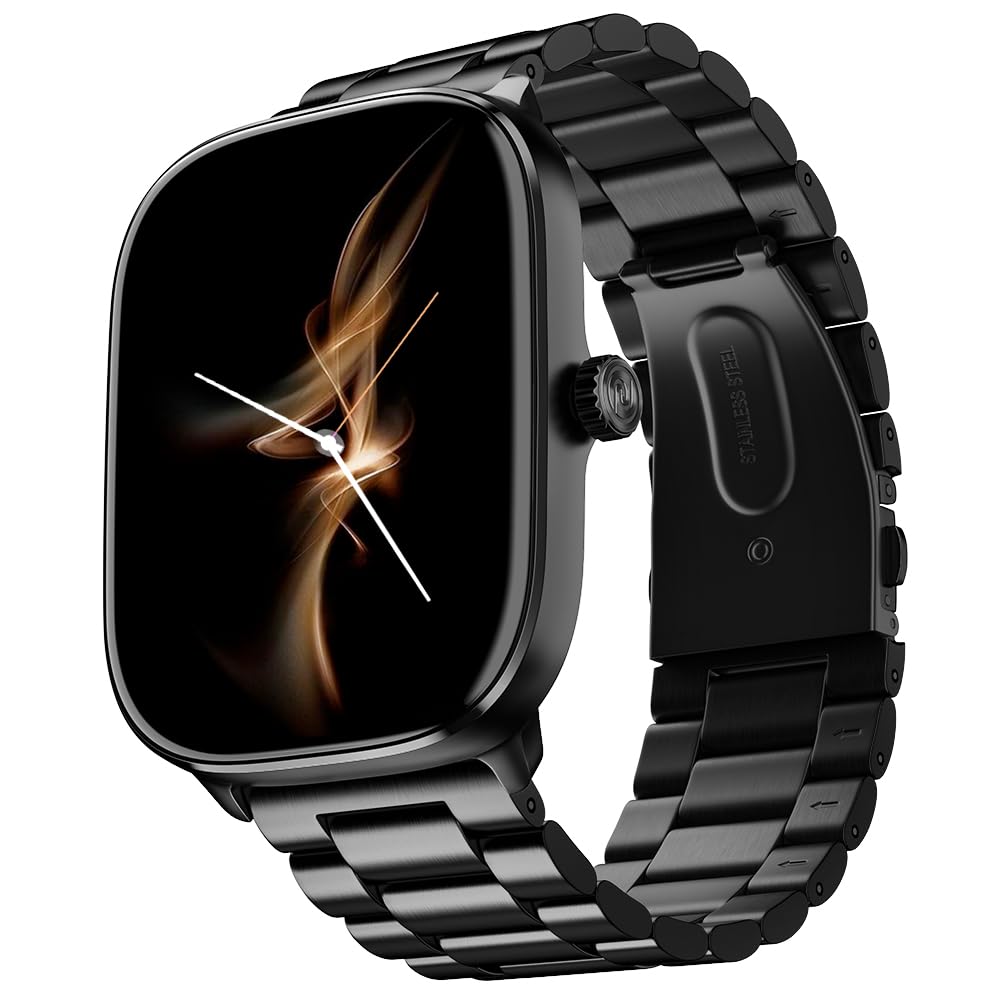 Noise Pulse 2 Pro [New Launch] 1.8" Vibrant Display, Bluetooth Calling Smart Watch for Men & Women, 7 Days Battery Life, Metallic Finish, Built-in Games, Voice Assistance, Health Suite