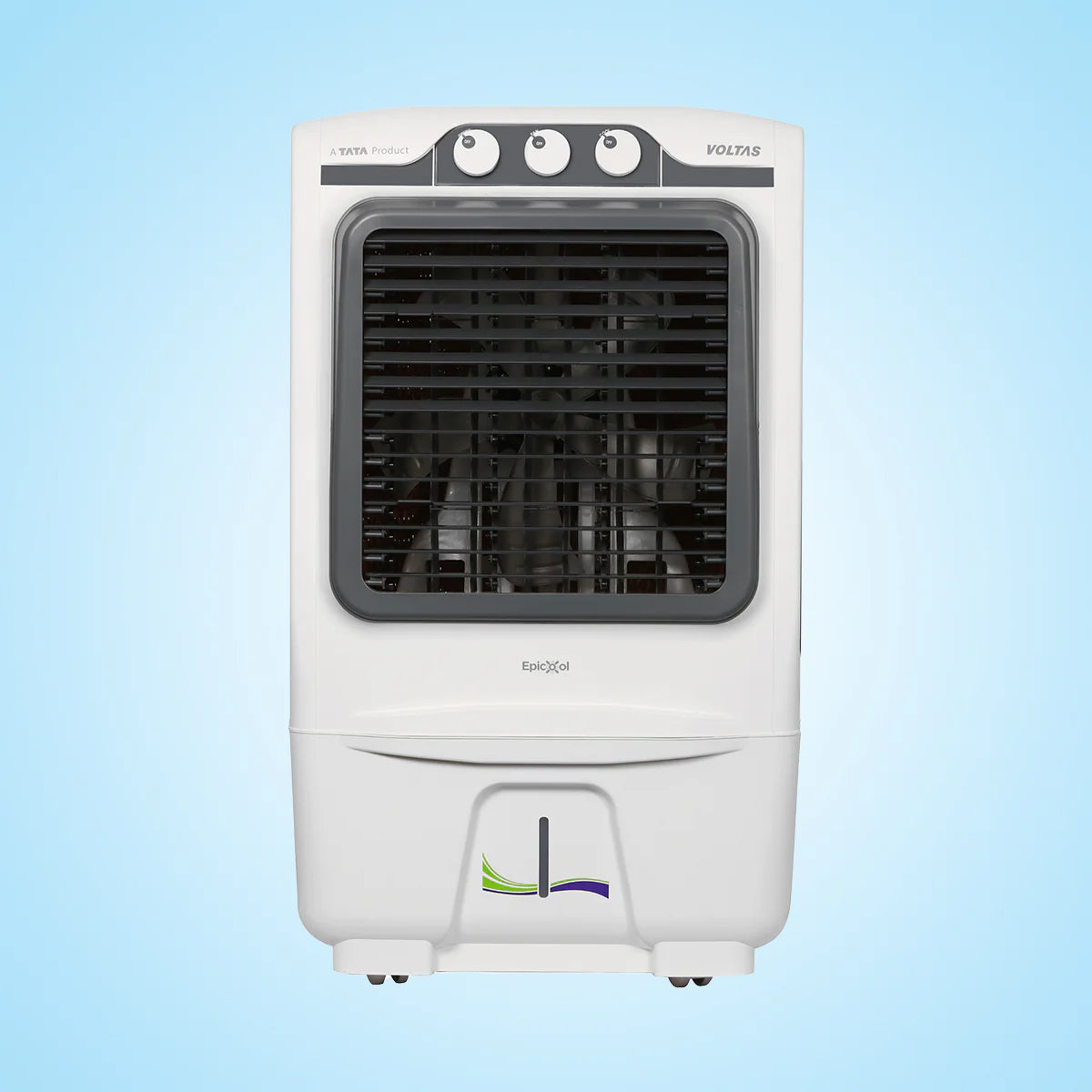 Voltas Epicool 54 Desert Air Cooler – 54L Capacity with Inverter Efficiency- Advanced Honeycomb Cooling