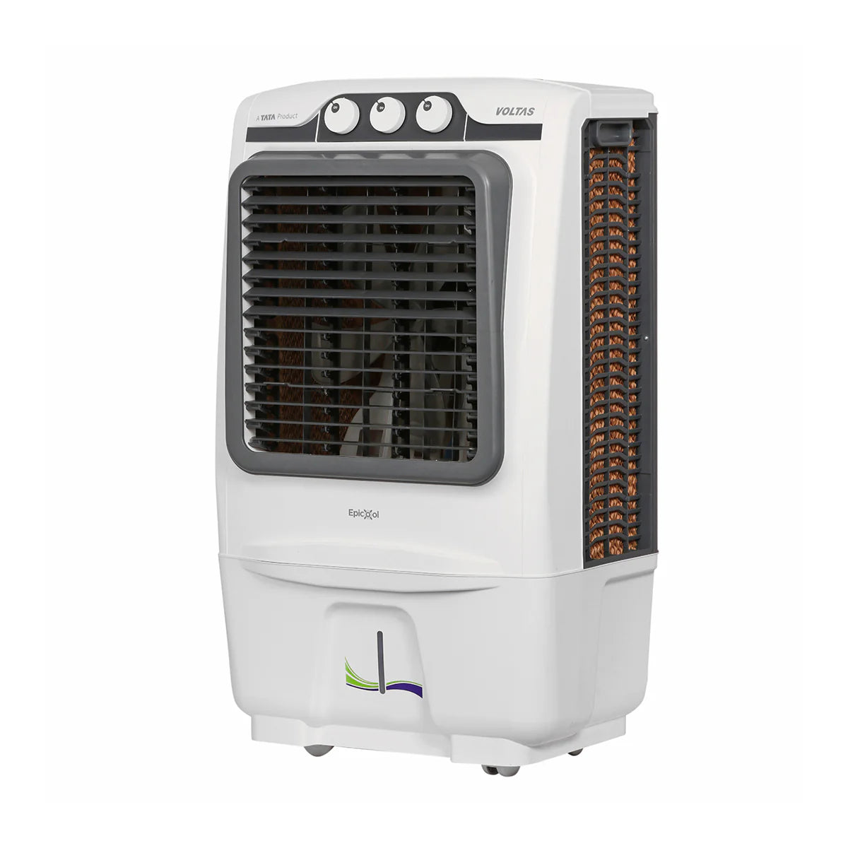 Voltas Epicool 54 Desert Air Cooler – 54L Capacity with Inverter Efficiency- Advanced Honeycomb Cooling